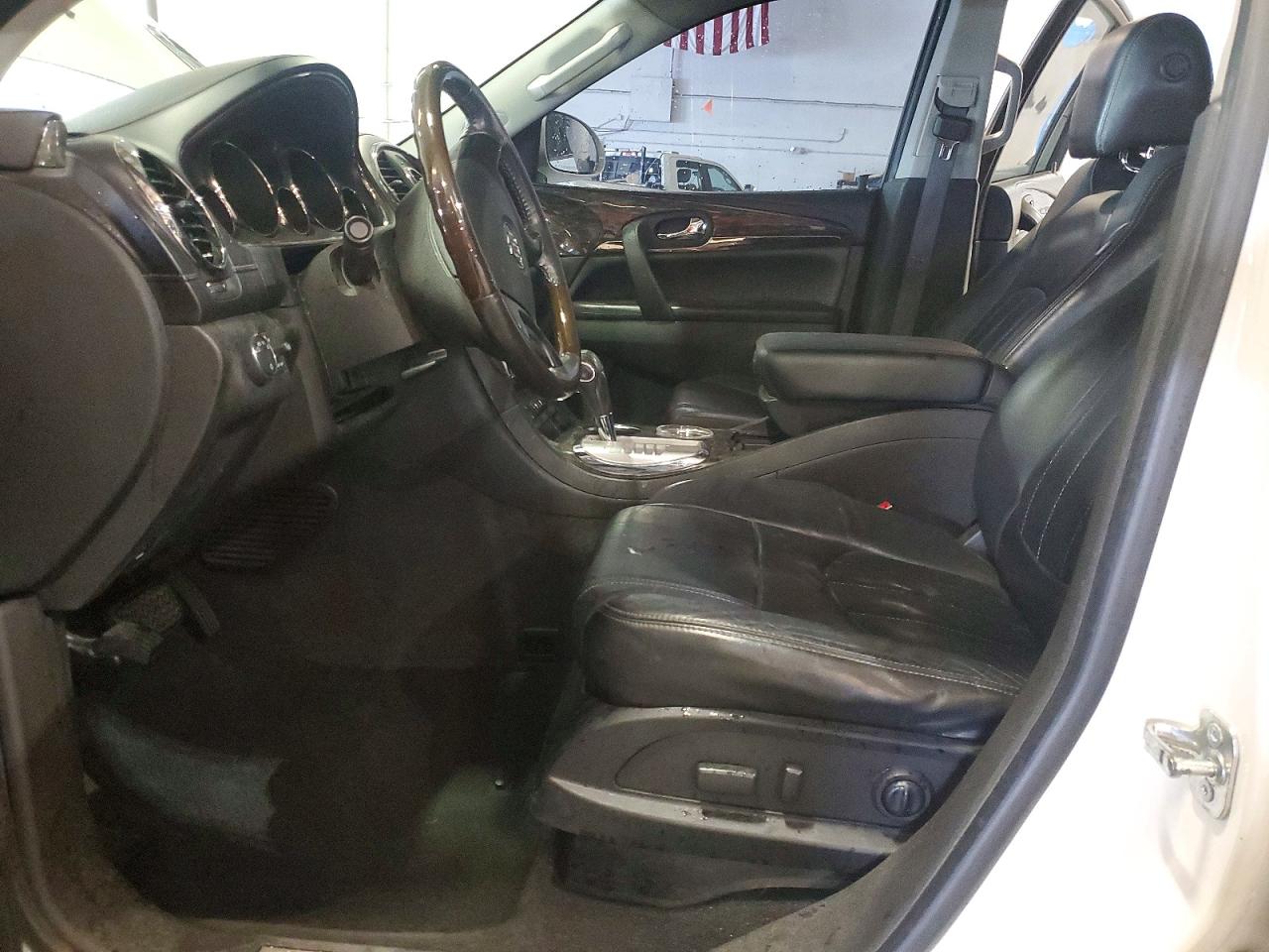 2013 Buick Enclave White vin: 5GAKRCKD3DJ238183