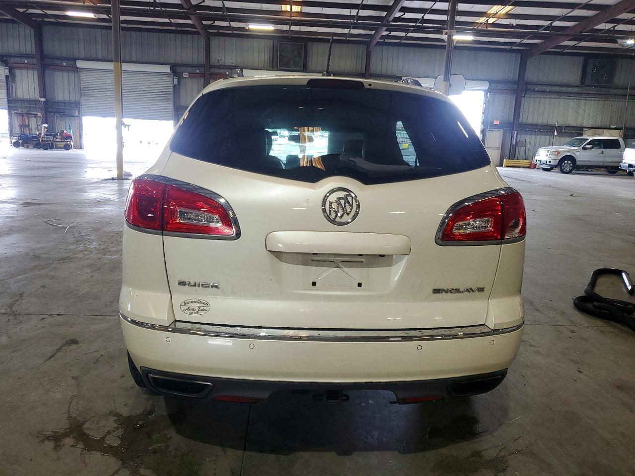 2013 Buick Enclave White vin: 5GAKRCKD3DJ238183