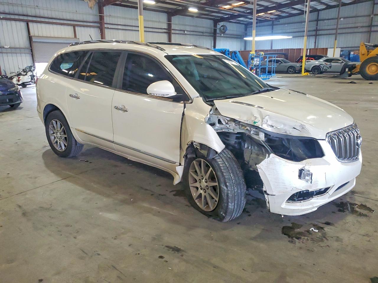 2013 Buick Enclave White vin: 5GAKRCKD3DJ238183