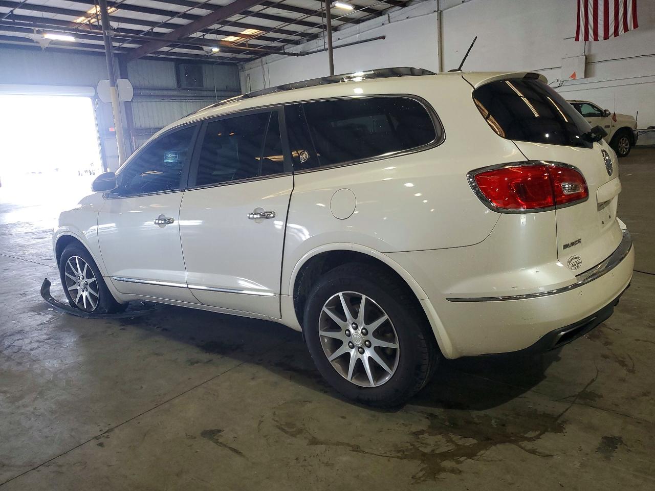 2013 Buick Enclave White vin: 5GAKRCKD3DJ238183