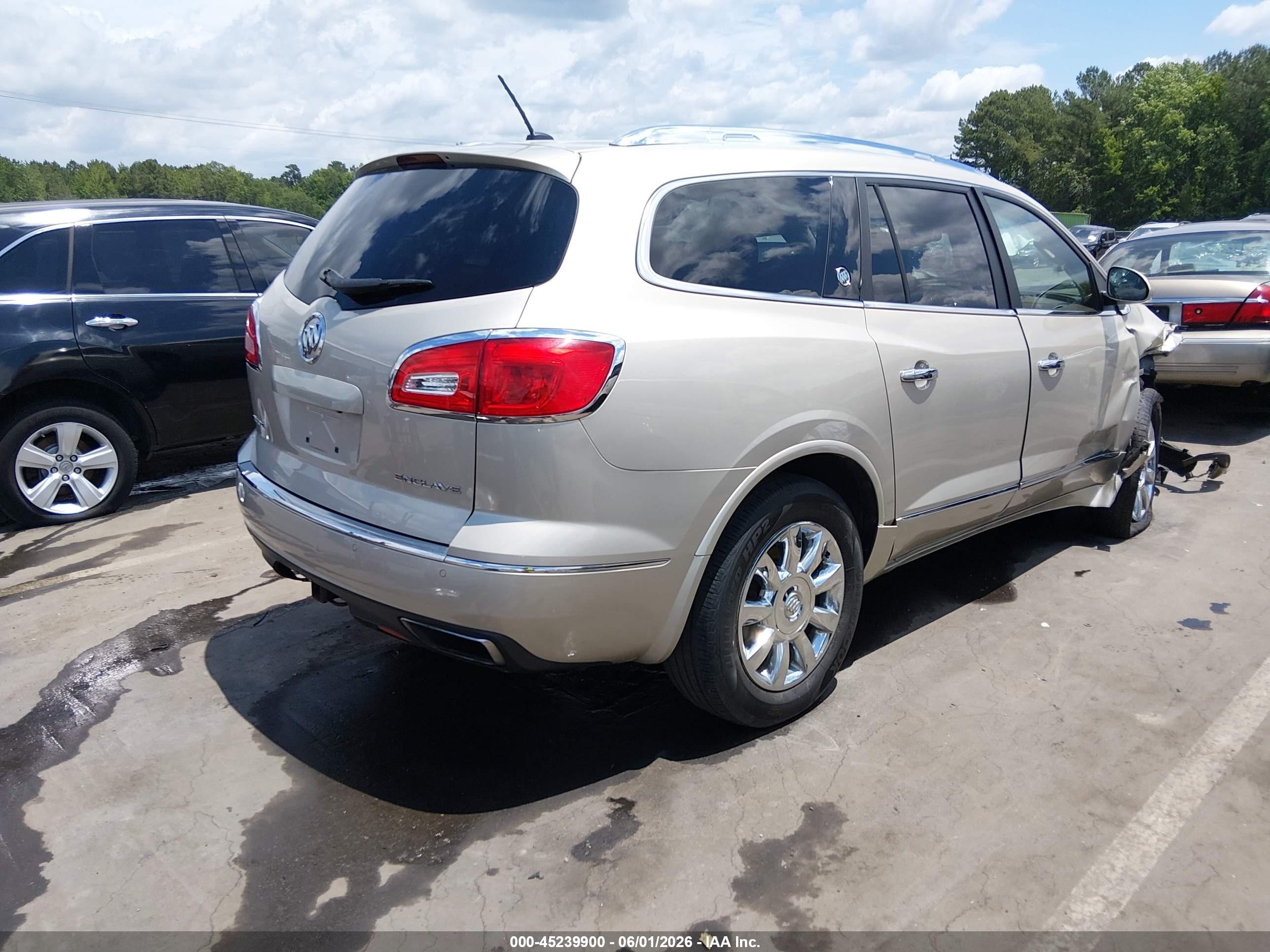 2014 Buick Enclave Premium Cream vin: 5GAKRCKD3EJ166970