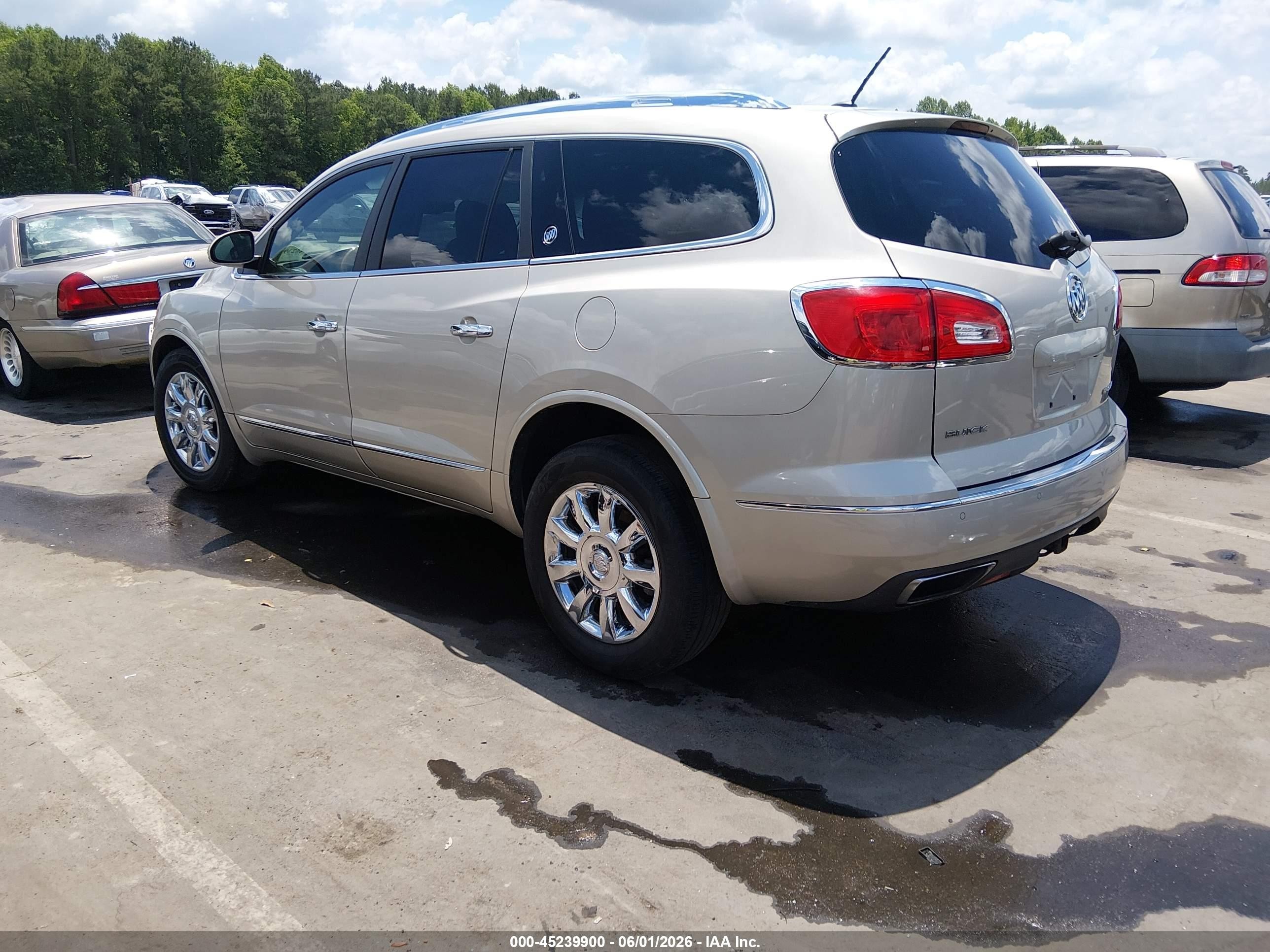 2014 Buick Enclave Premium Cream vin: 5GAKRCKD3EJ166970