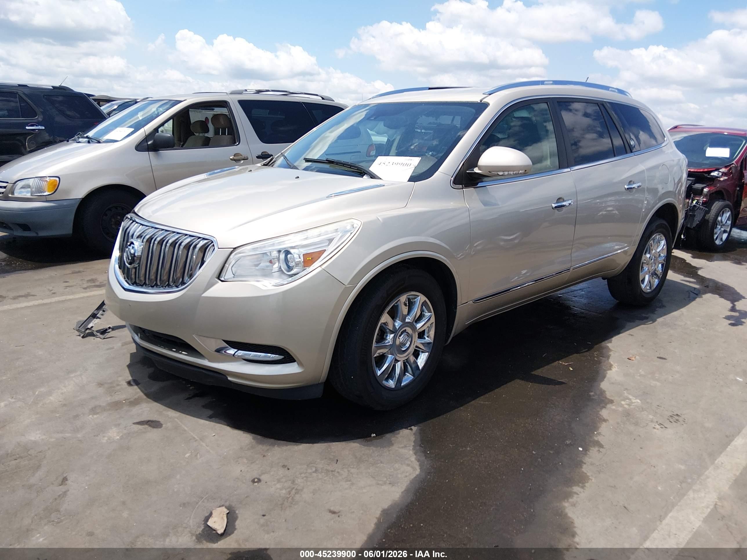 2014 Buick Enclave Premium Cream vin: 5GAKRCKD3EJ166970