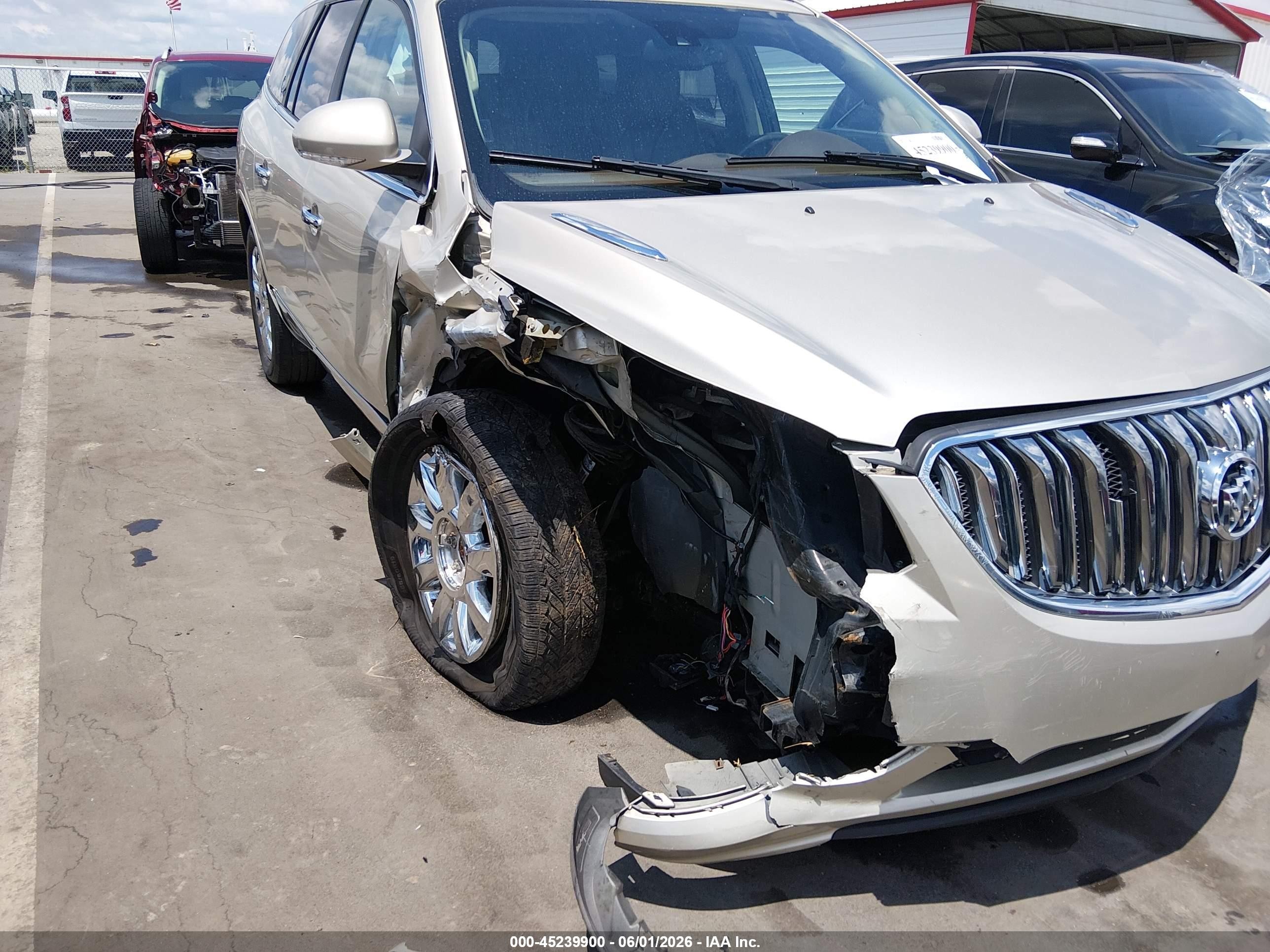2014 Buick Enclave Premium Cream vin: 5GAKRCKD3EJ166970