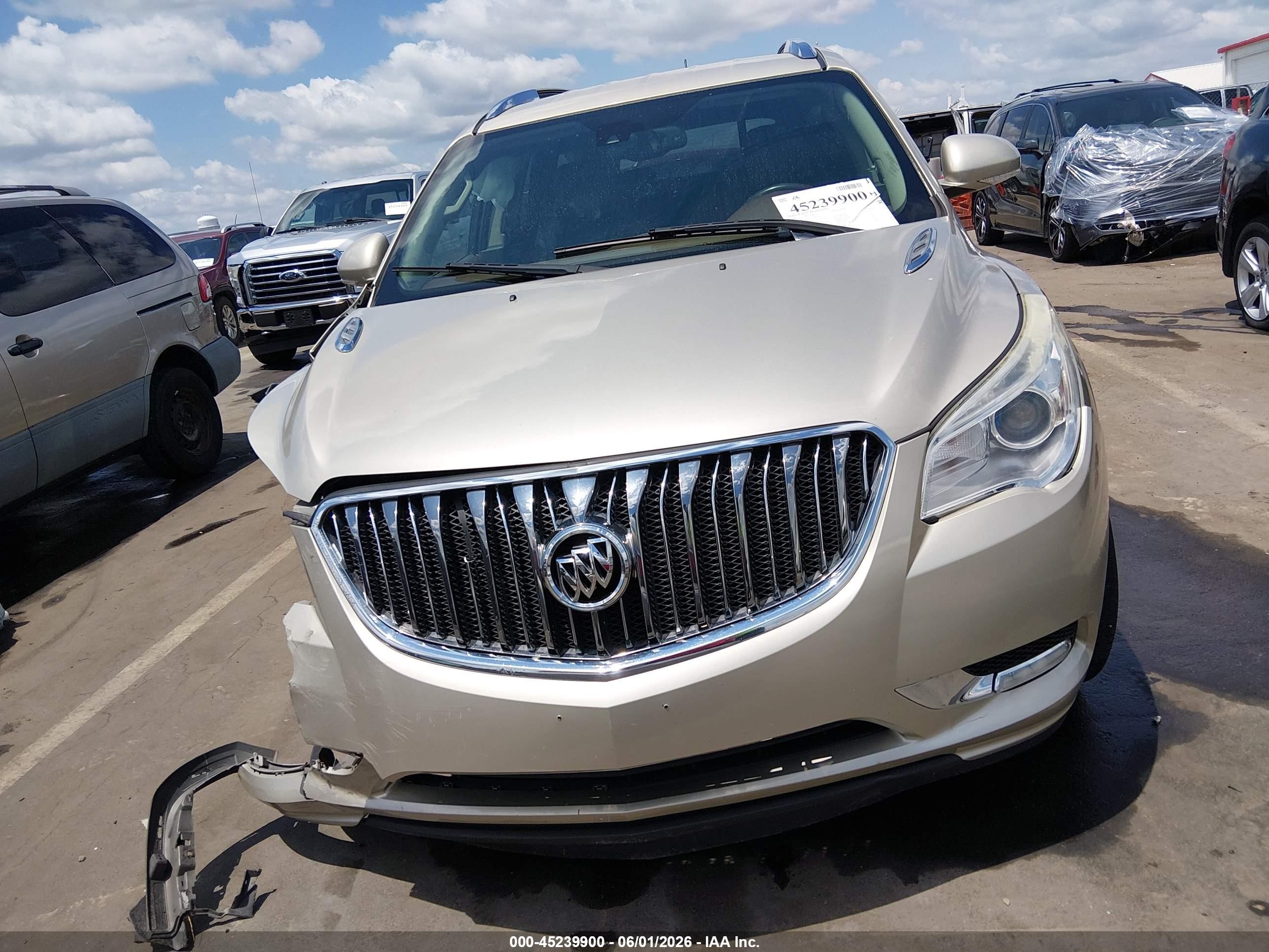 2014 Buick Enclave Premium Cream vin: 5GAKRCKD3EJ166970