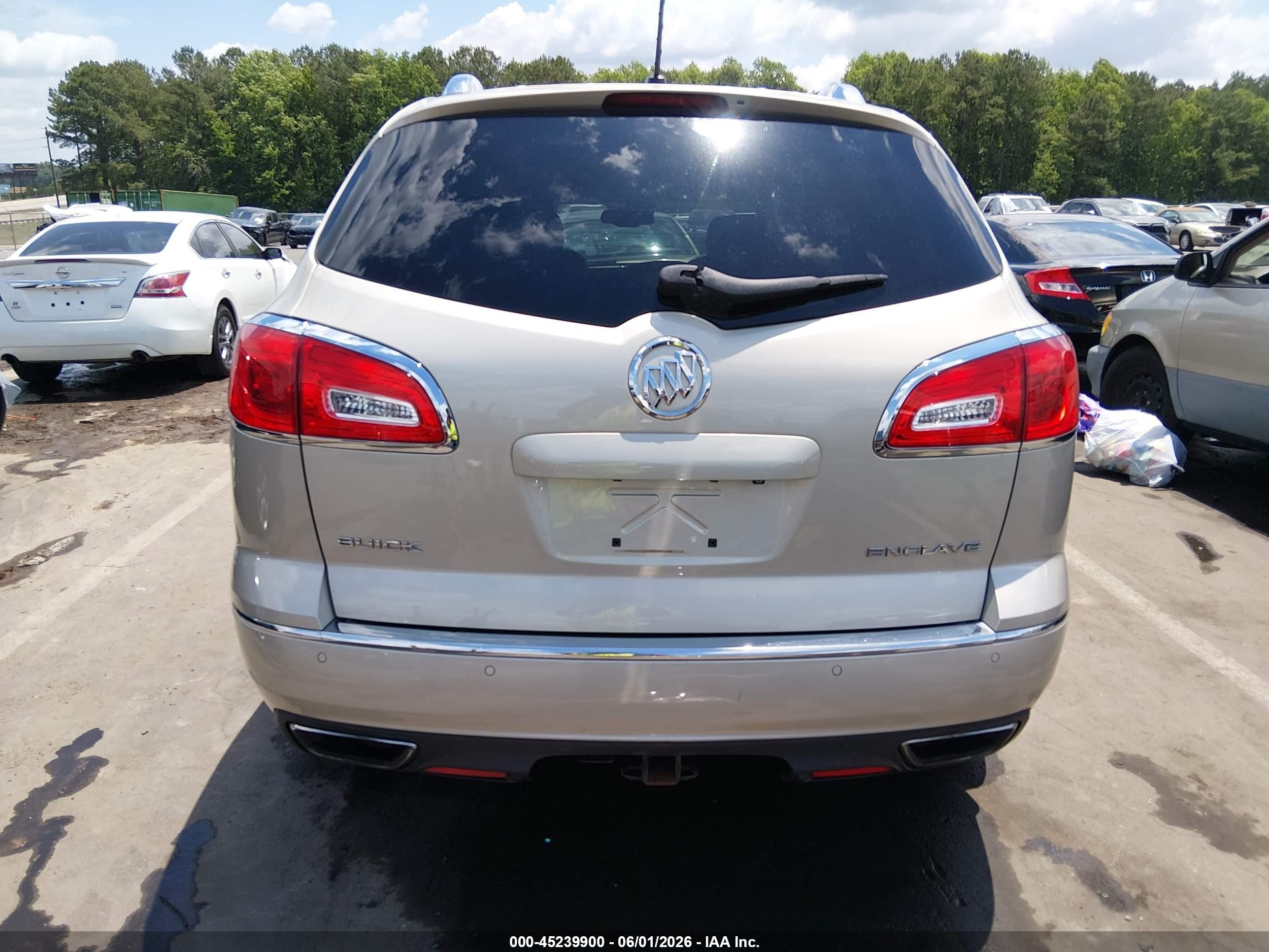 2014 Buick Enclave Premium Cream vin: 5GAKRCKD3EJ166970