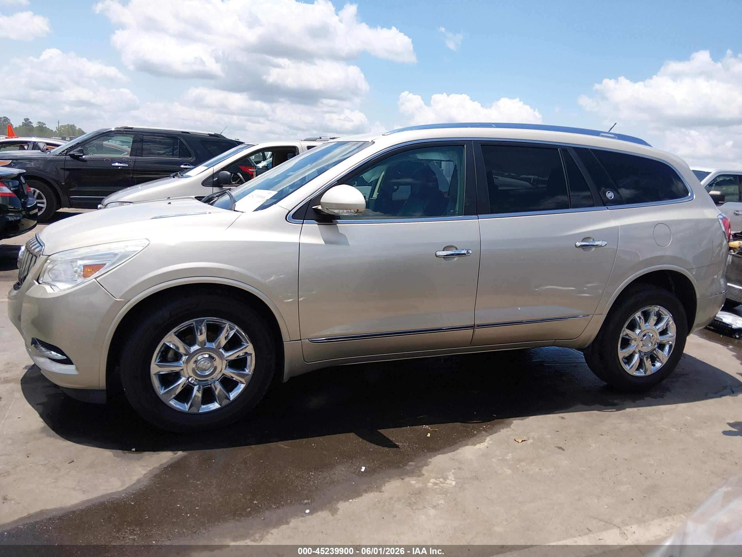 2014 Buick Enclave Premium Cream vin: 5GAKRCKD3EJ166970