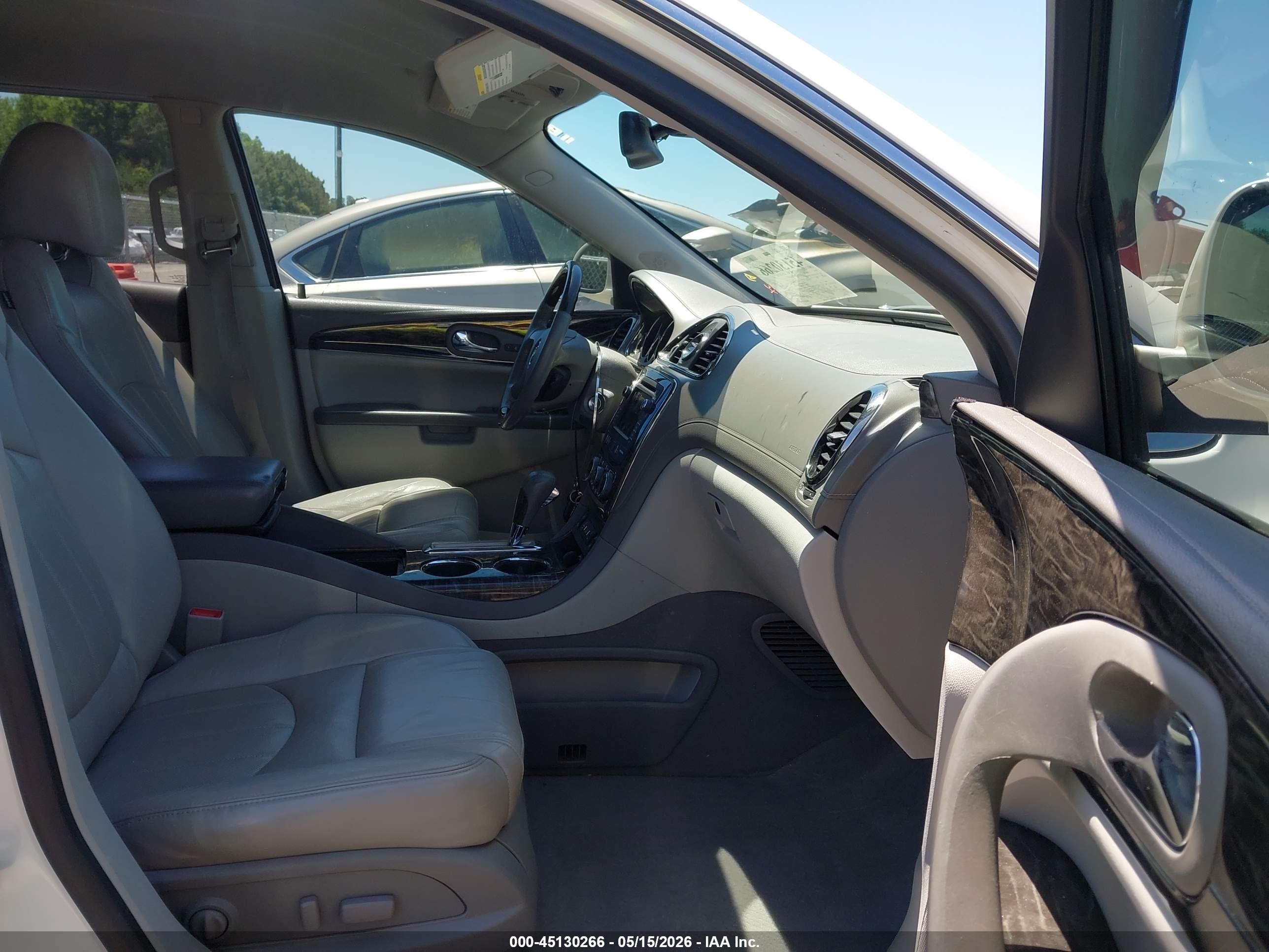 2014 Buick Enclave Premium White vin: 5GAKRCKD3EJ224673