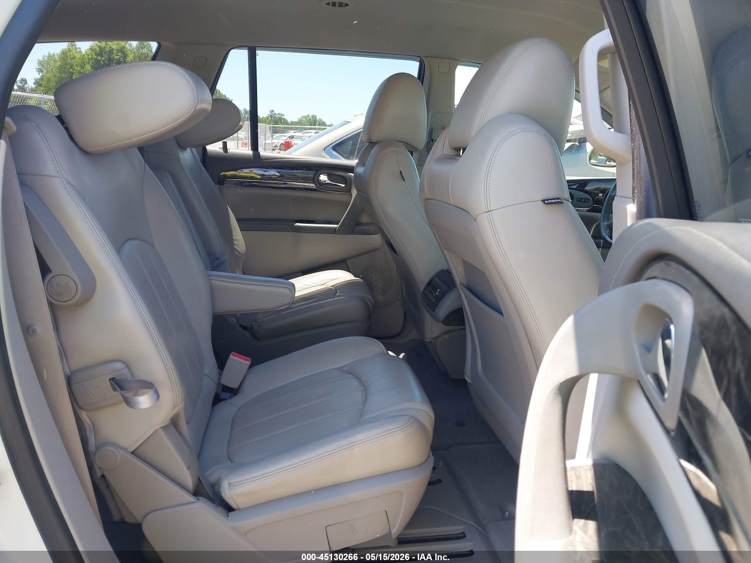 2014 Buick Enclave Premium White vin: 5GAKRCKD3EJ224673