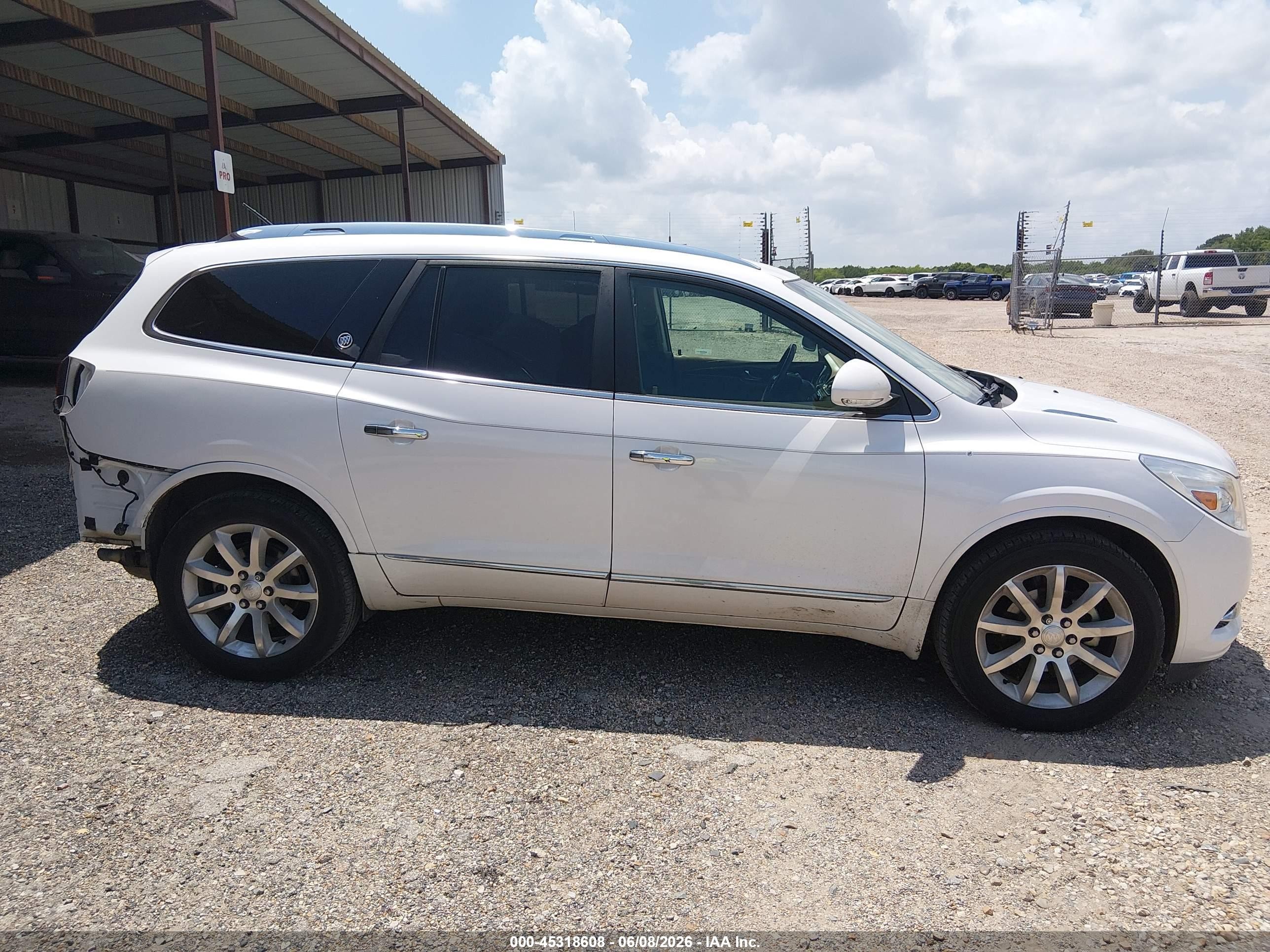 2017 Buick Enclave Premium White vin: 5GAKRCKD3HJ222006