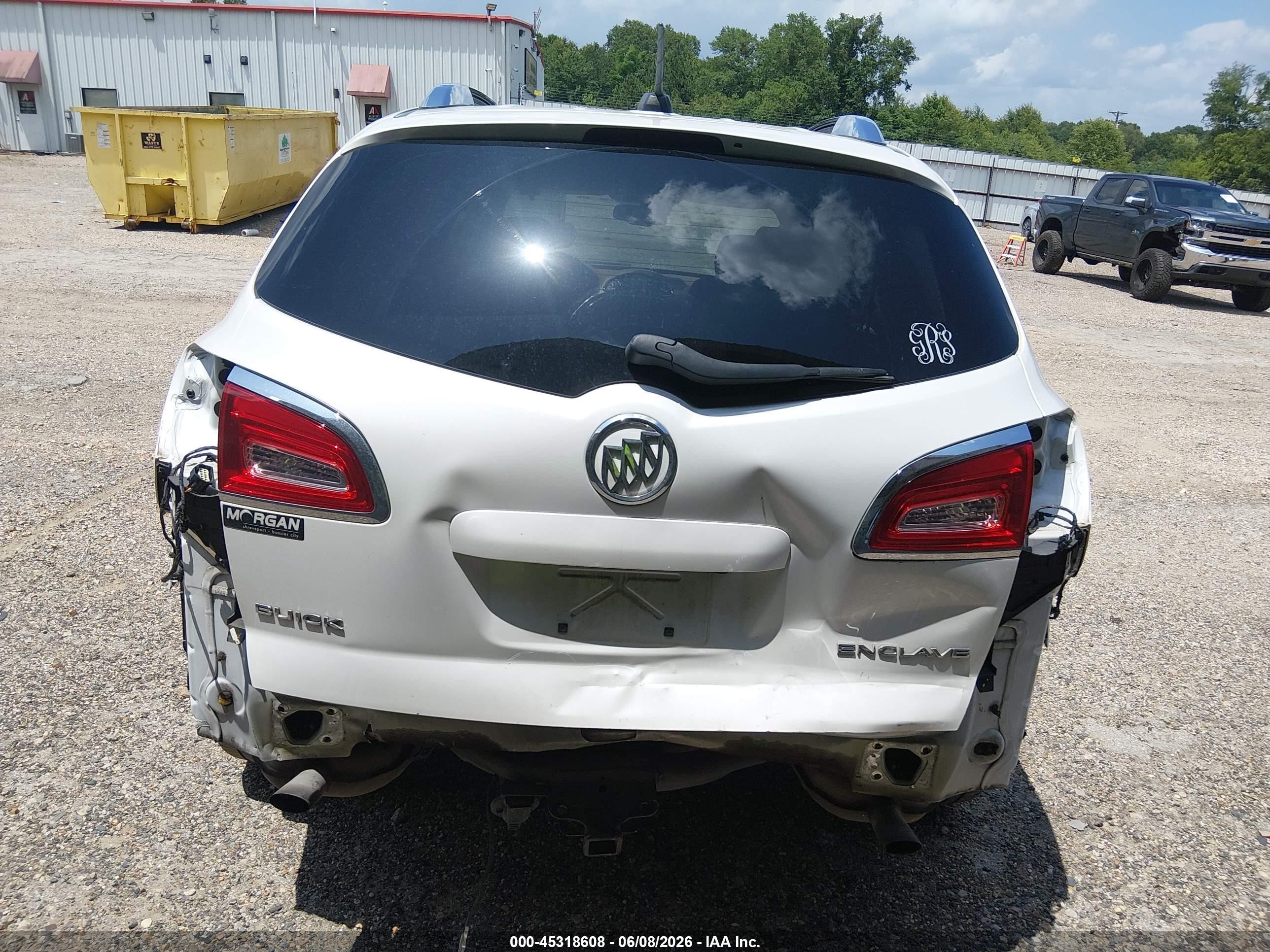 2017 Buick Enclave Premium White vin: 5GAKRCKD3HJ222006