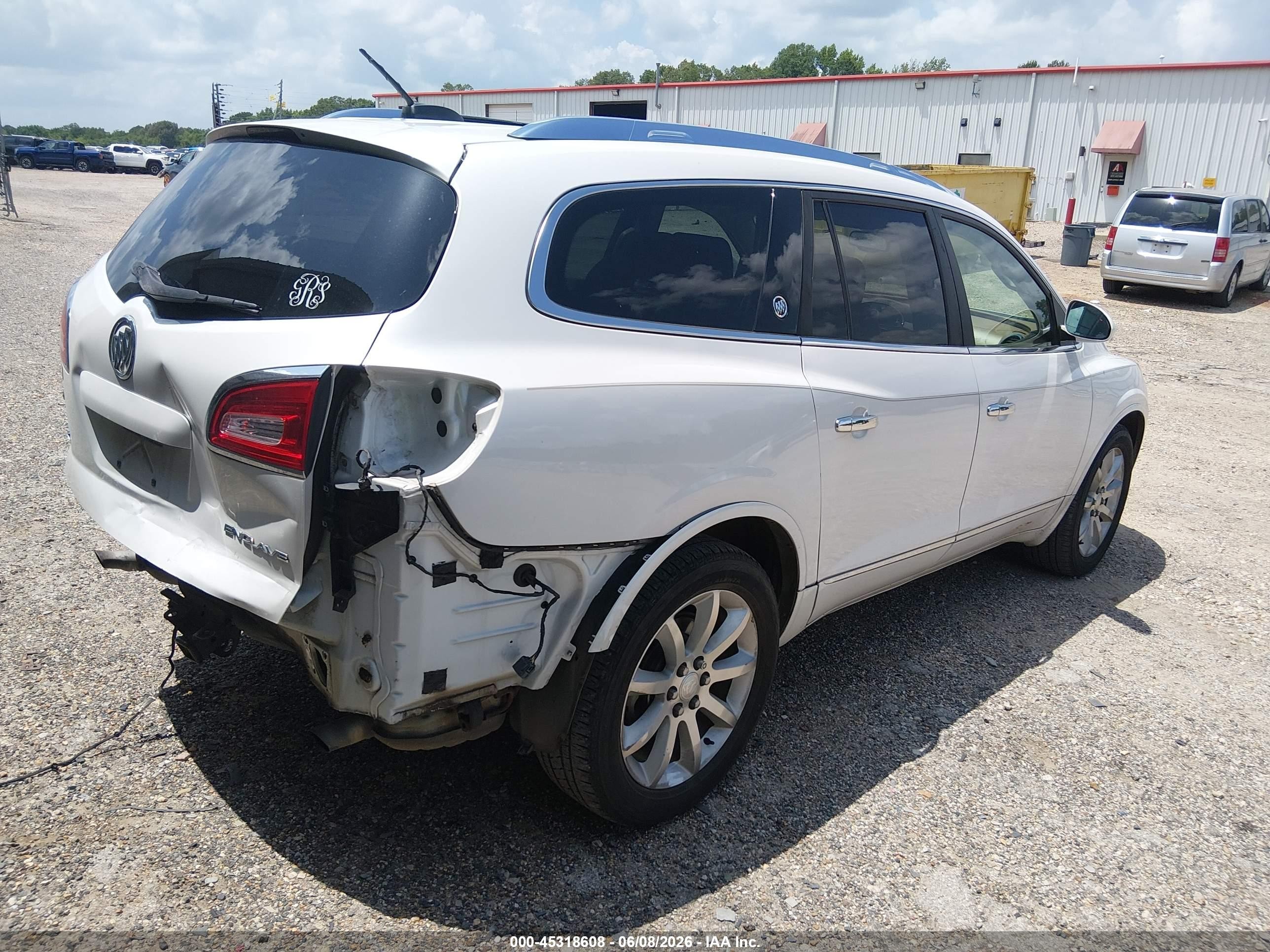 2017 Buick Enclave Premium White vin: 5GAKRCKD3HJ222006