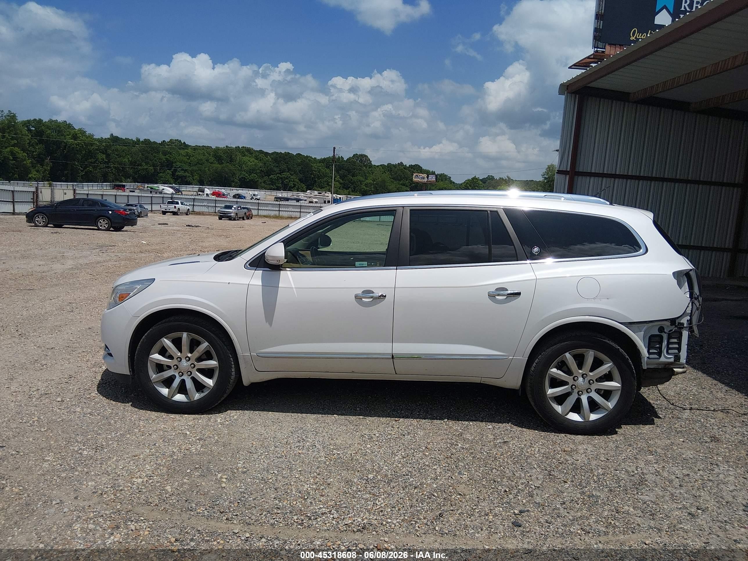 2017 Buick Enclave Premium White vin: 5GAKRCKD3HJ222006