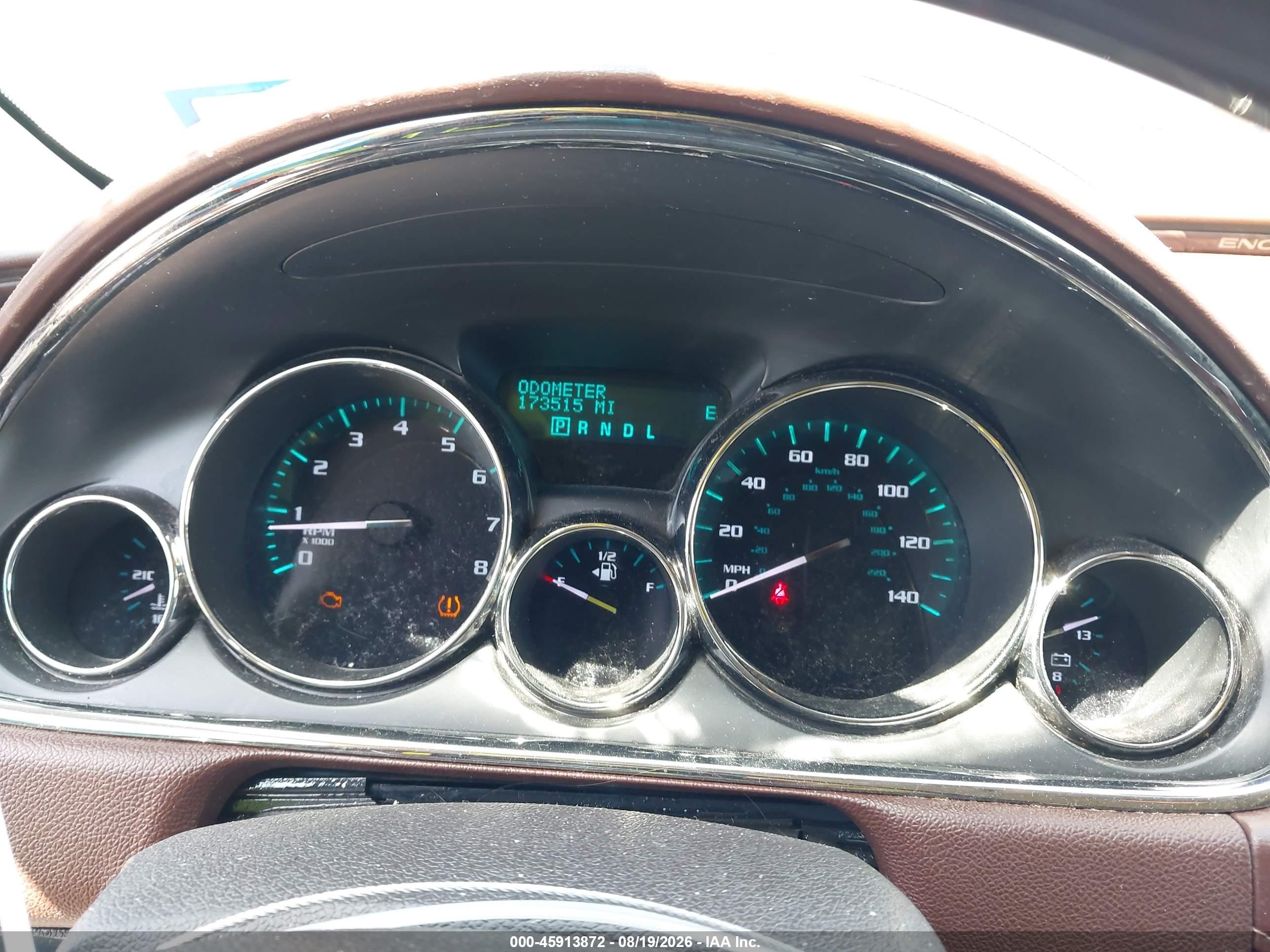 2013 Buick Enclave Leather Gold vin: 5GAKRCKD4DJ237401