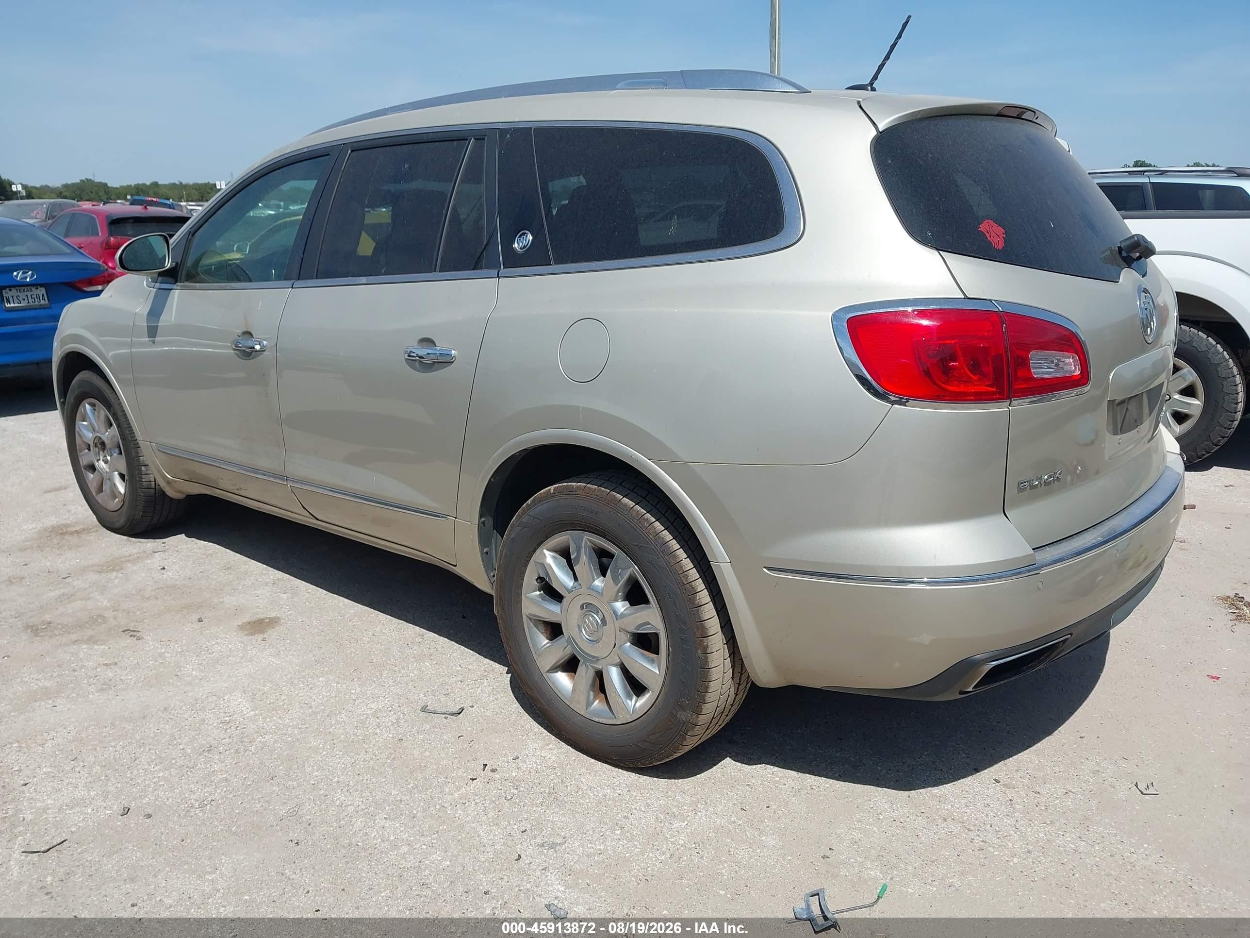 2013 Buick Enclave Leather Gold vin: 5GAKRCKD4DJ237401