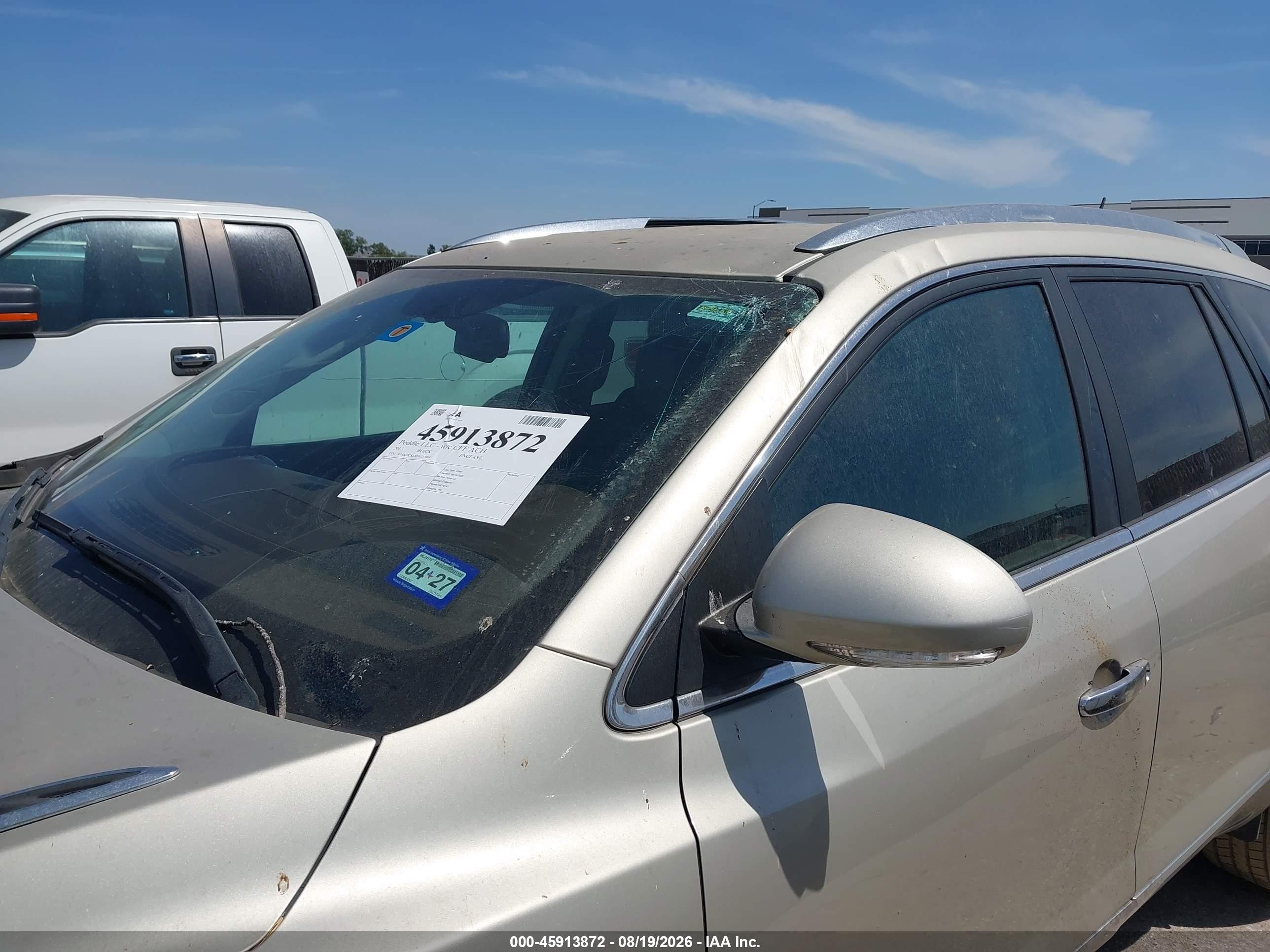 2013 Buick Enclave Leather Gold vin: 5GAKRCKD4DJ237401