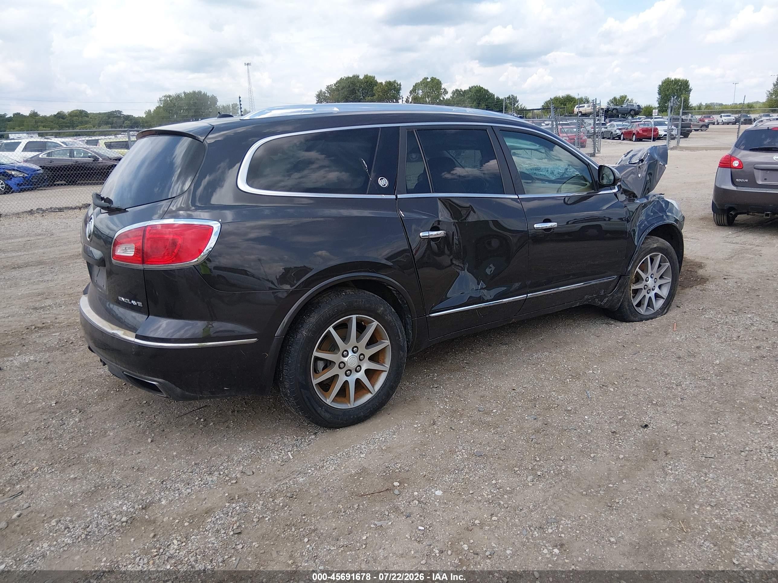 2013 Buick Enclave Leather Burgundy vin: 5GAKRCKD4DJ240685