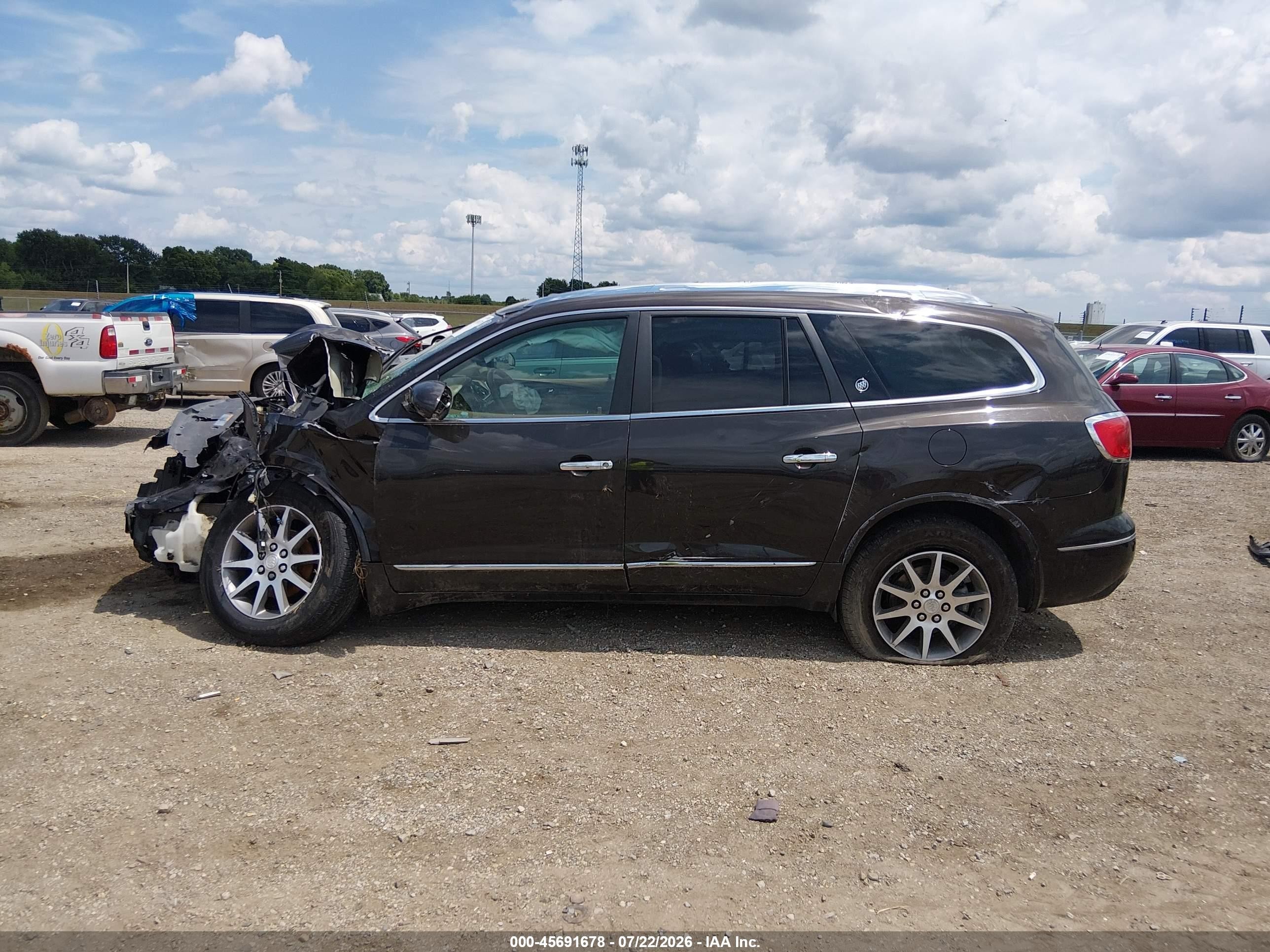 2013 Buick Enclave Leather Burgundy vin: 5GAKRCKD4DJ240685