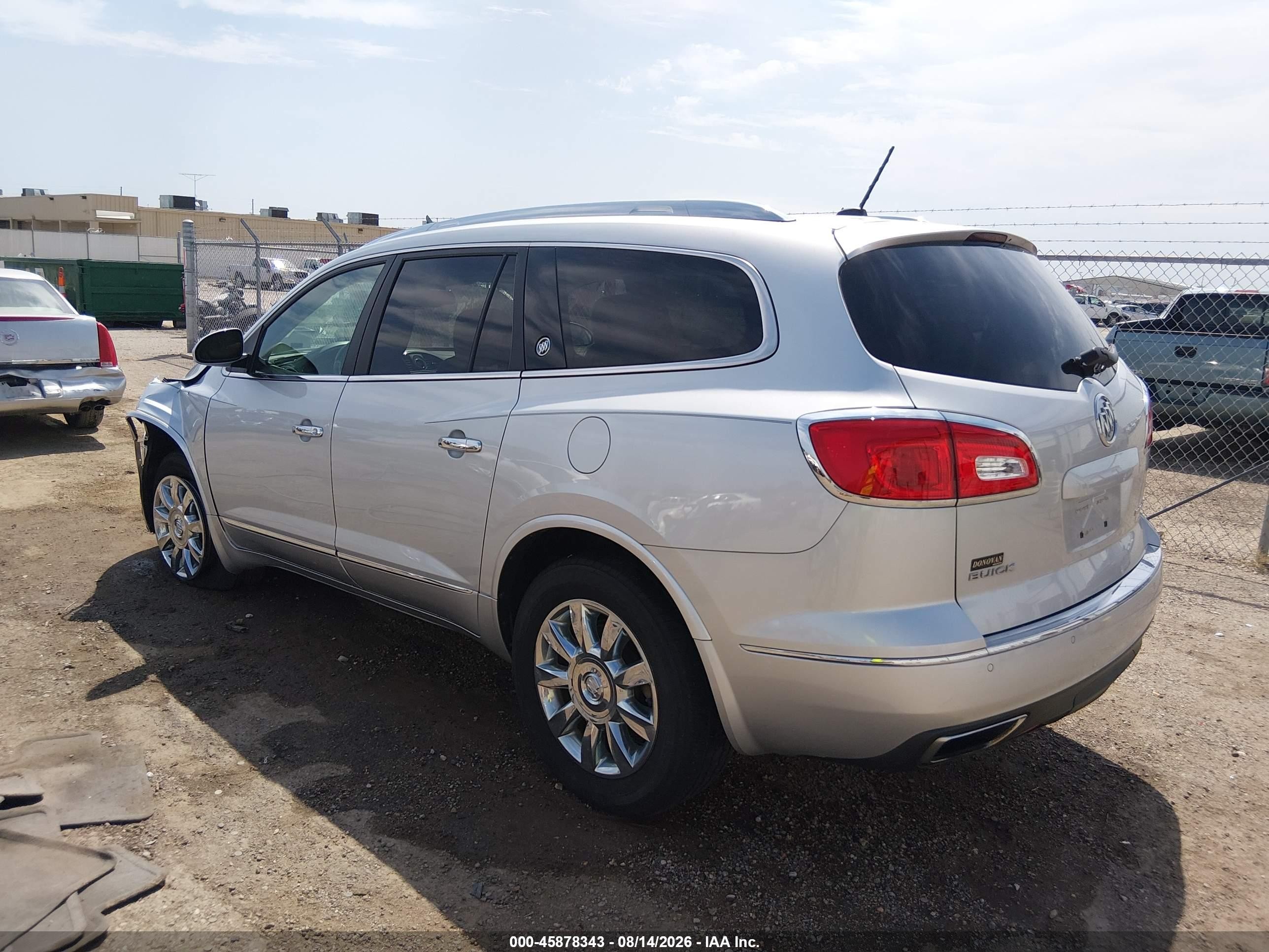 2014 Buick Enclave Premium Silver vin: 5GAKRCKD4EJ105014