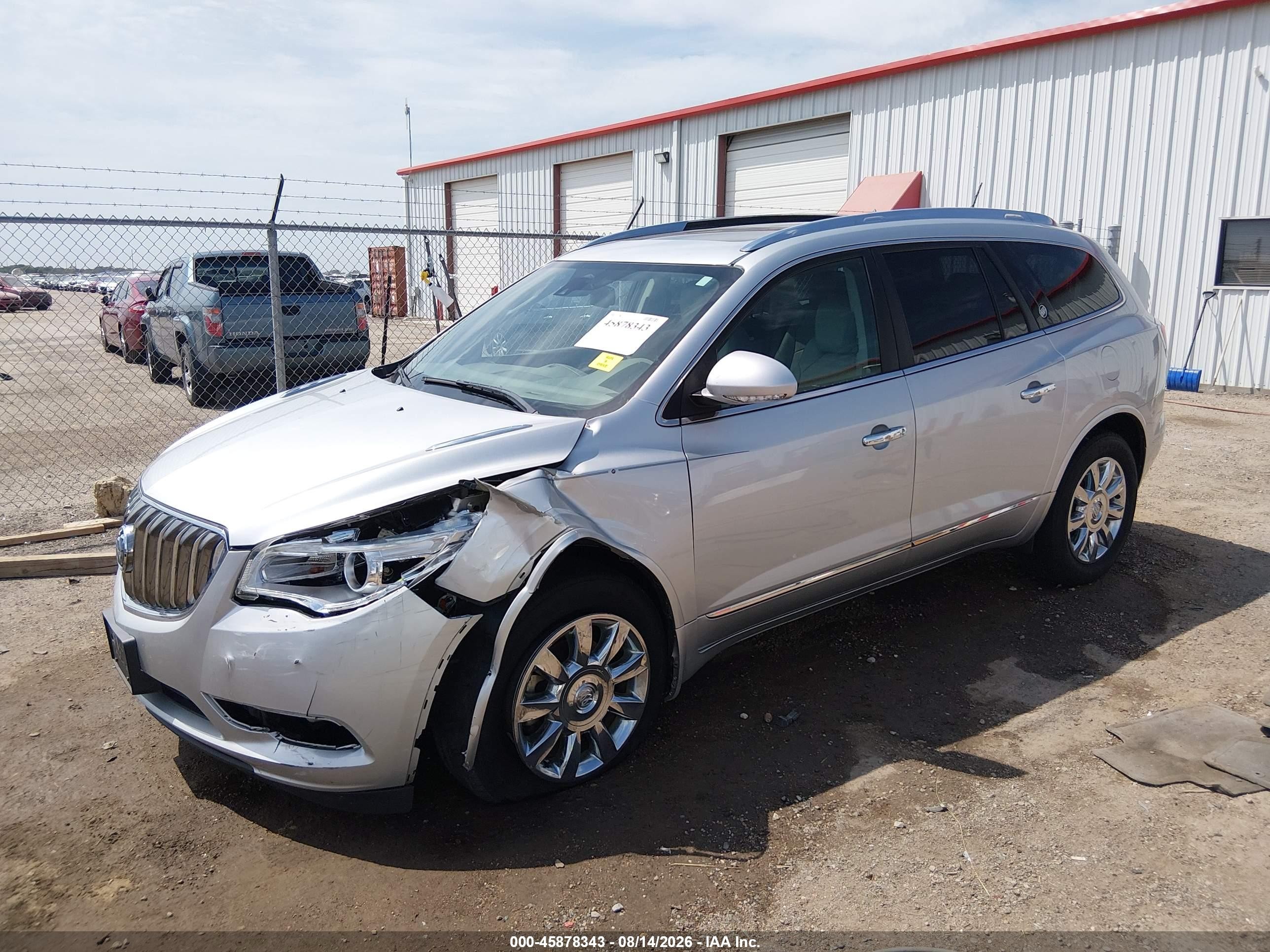 2014 Buick Enclave Premium Silver vin: 5GAKRCKD4EJ105014