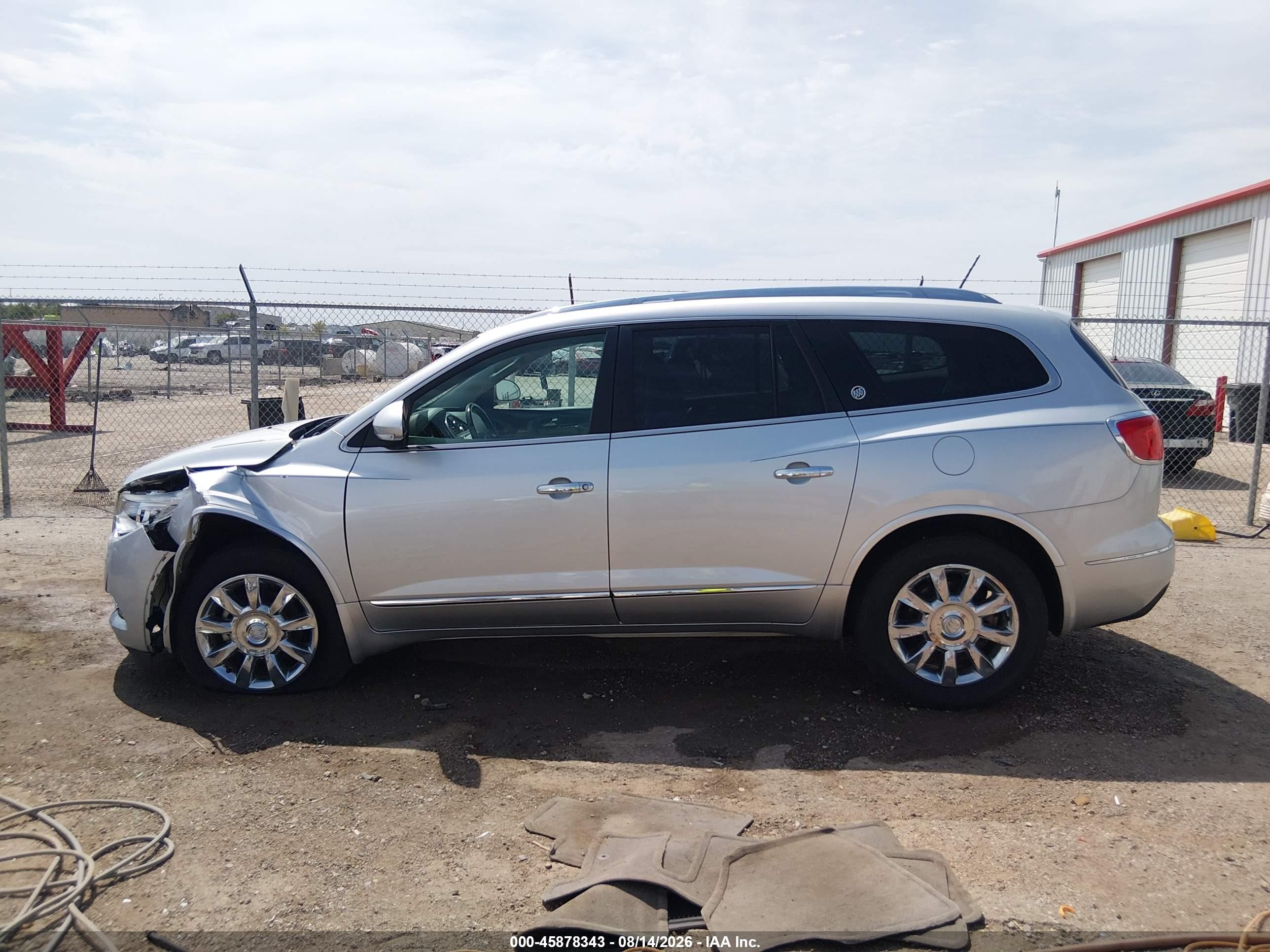 2014 Buick Enclave Premium Silver vin: 5GAKRCKD4EJ105014