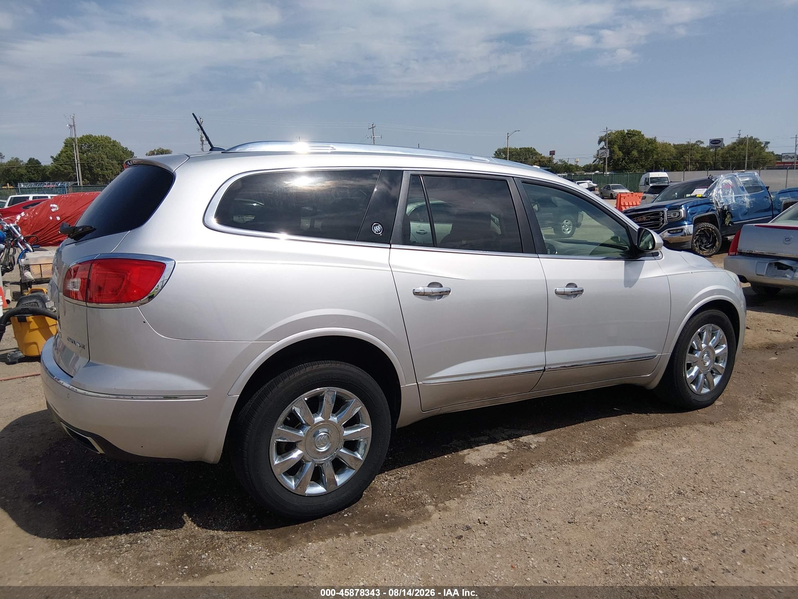 2014 Buick Enclave Premium Silver vin: 5GAKRCKD4EJ105014