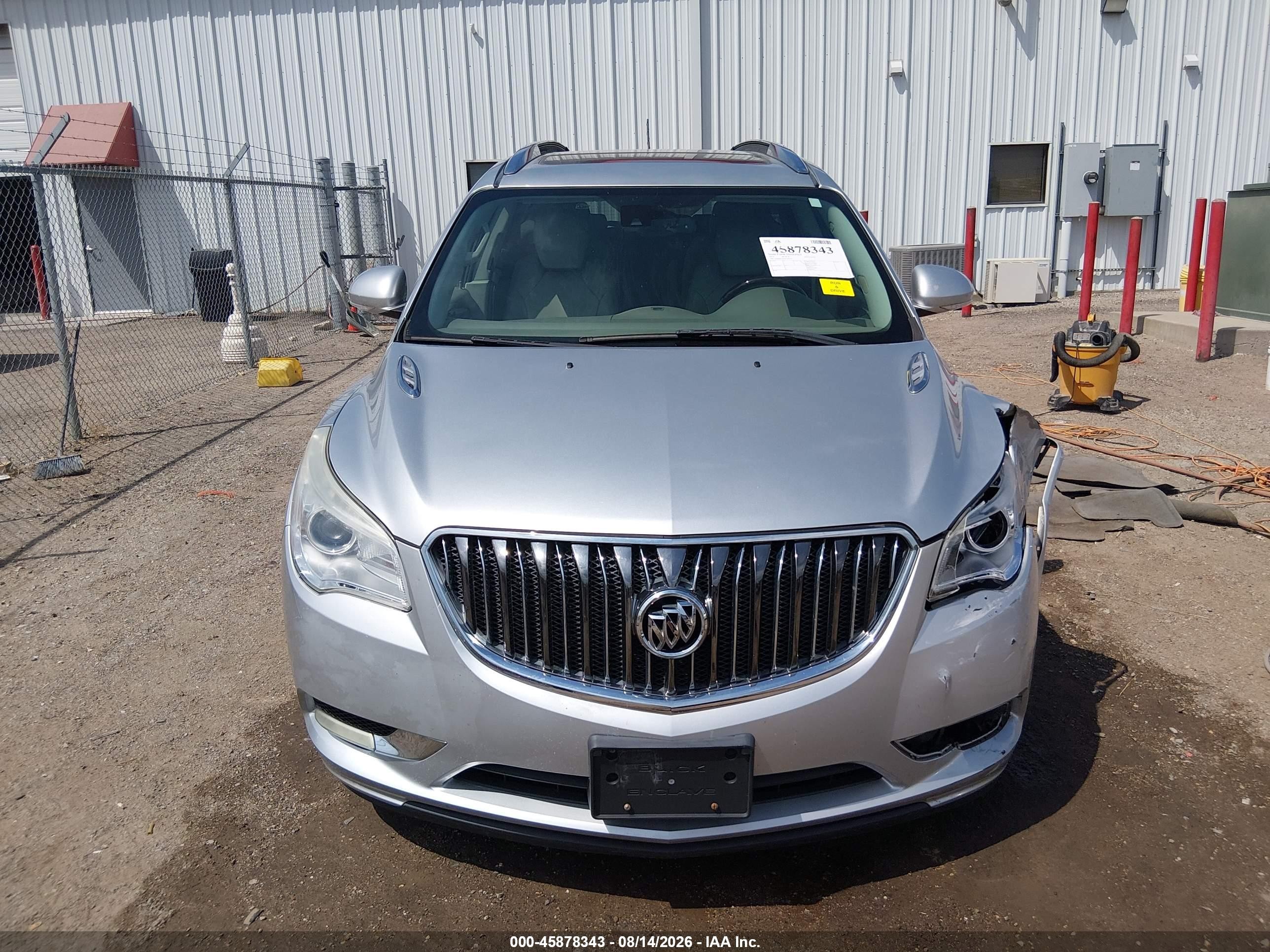 2014 Buick Enclave Premium Silver vin: 5GAKRCKD4EJ105014