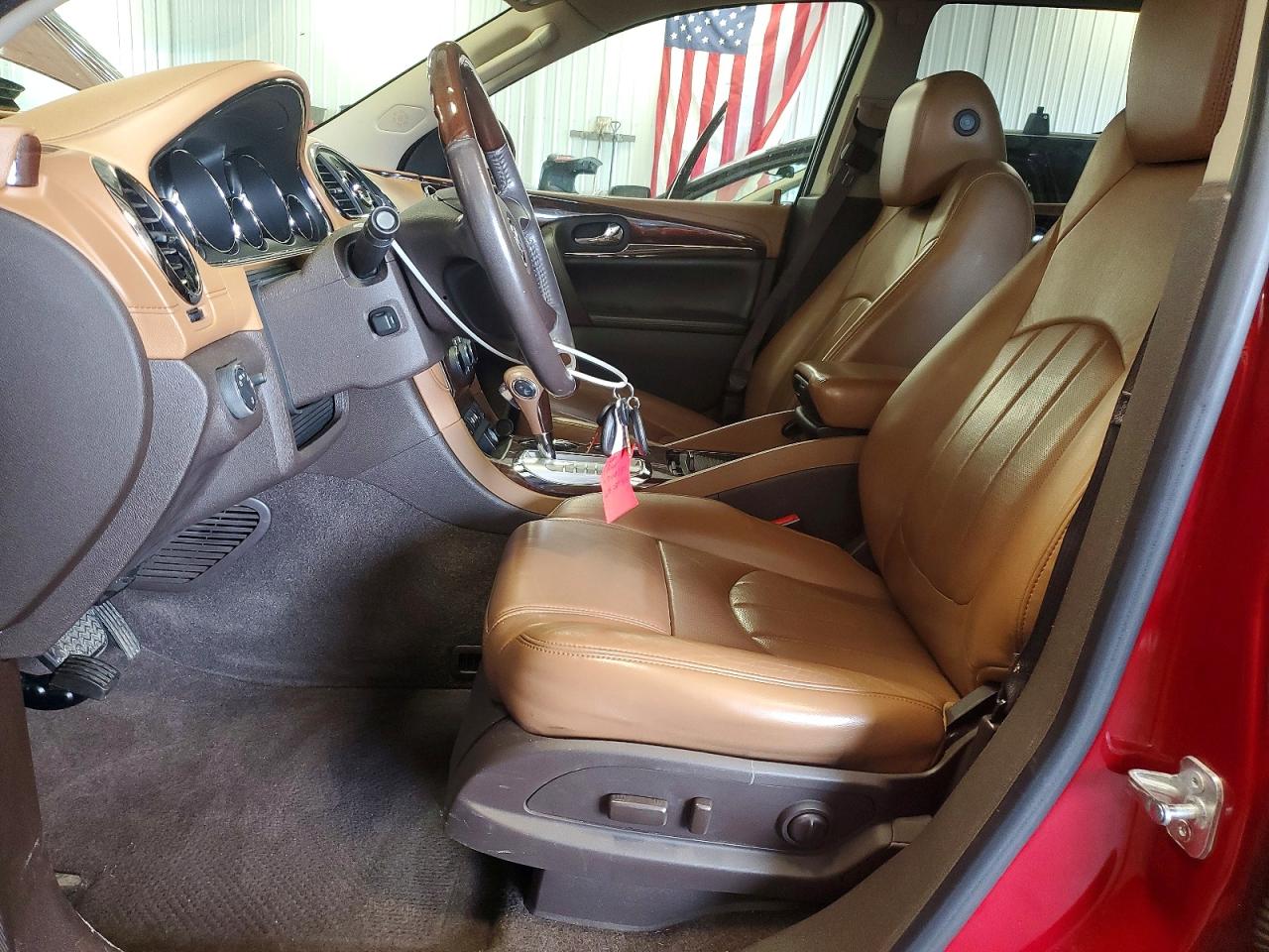 2014 Buick Enclave Red vin: 5GAKRCKD4EJ138241