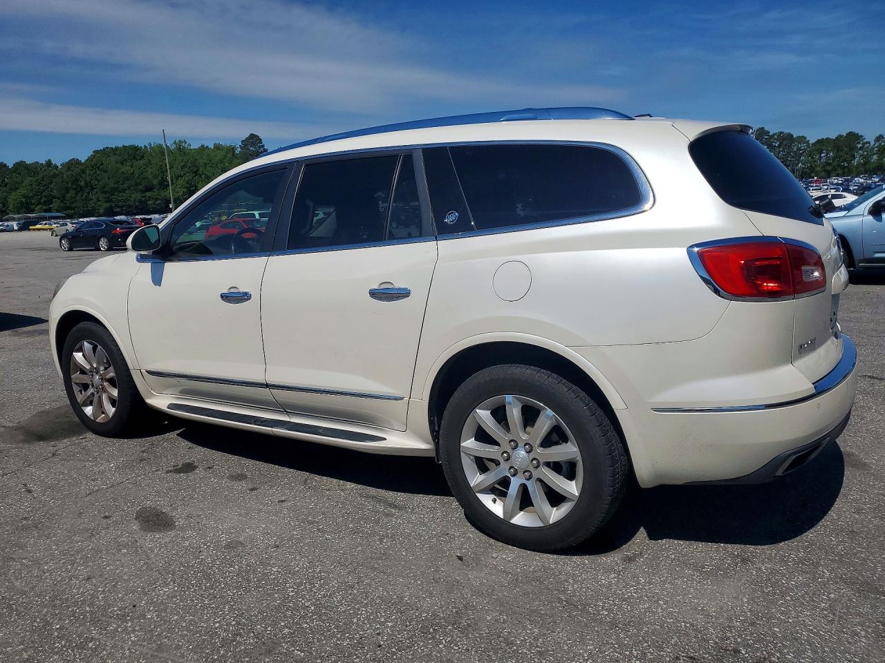2014 Buick Enclave White vin: 5GAKRCKD4EJ175564