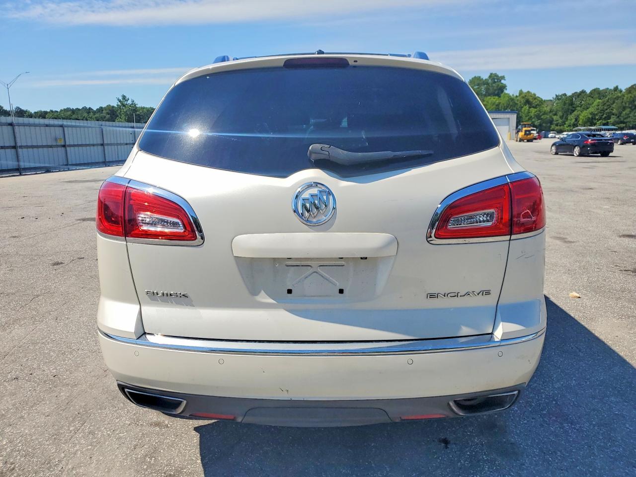 2014 Buick Enclave White vin: 5GAKRCKD4EJ175564