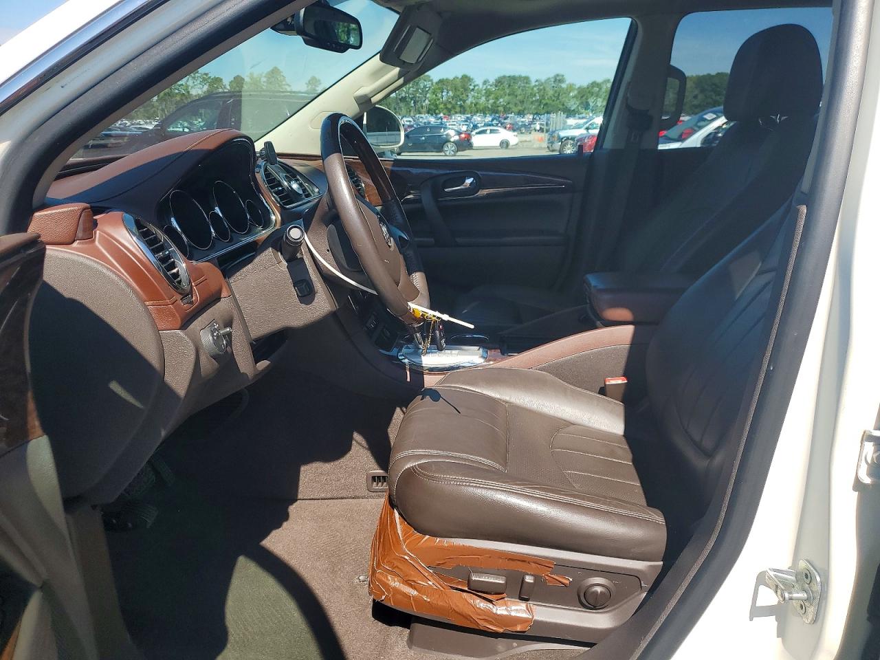 2014 Buick Enclave White vin: 5GAKRCKD4EJ175564