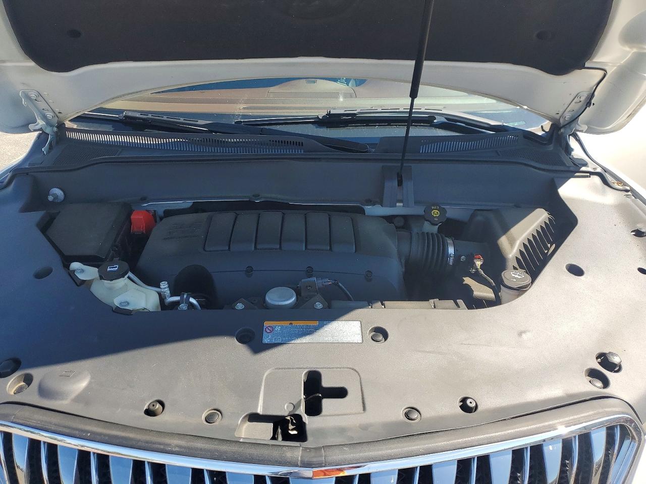 2014 Buick Enclave White vin: 5GAKRCKD4EJ175564