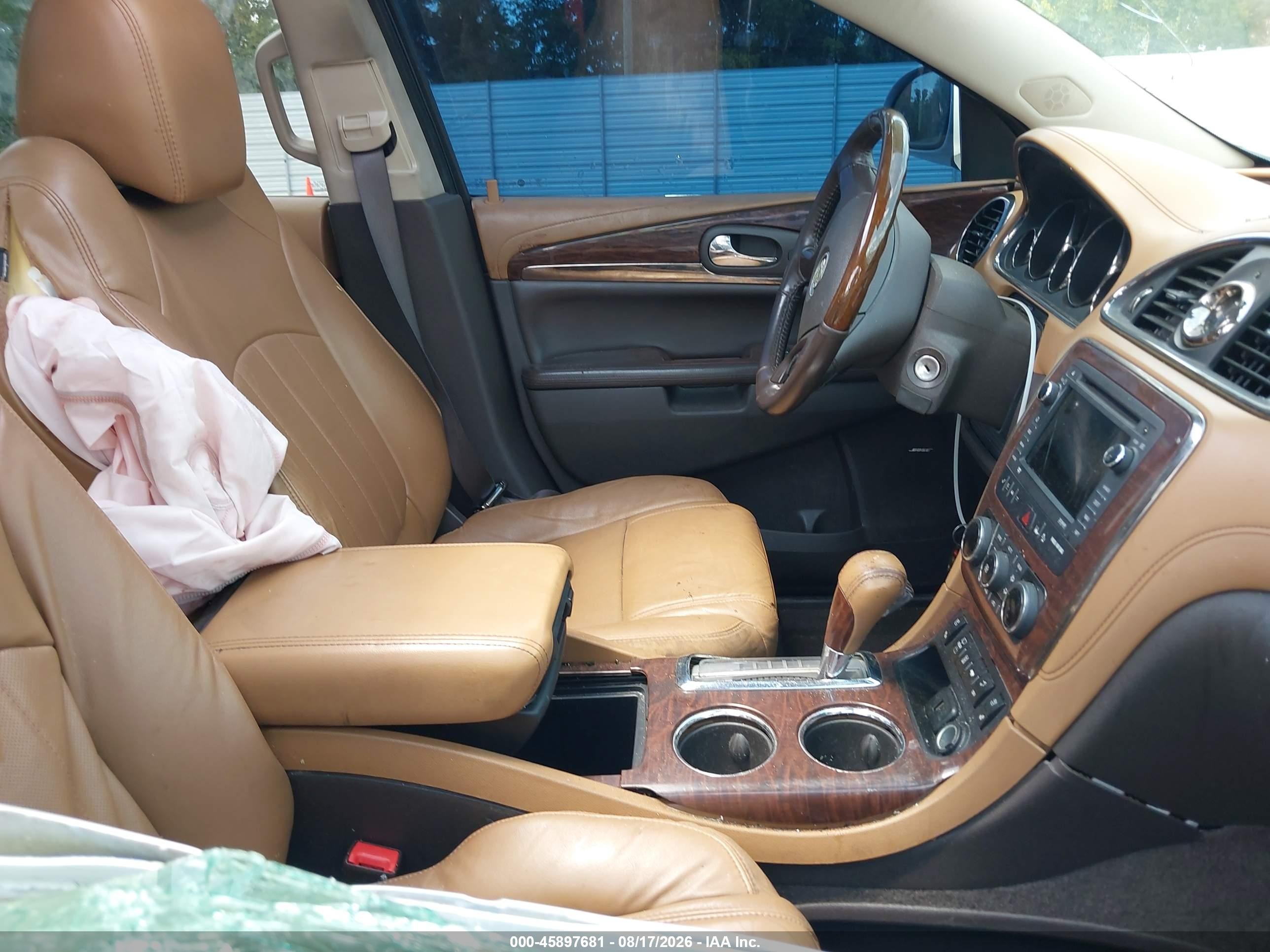 2017 Buick Enclave Premium White vin: 5GAKRCKD4HJ195494