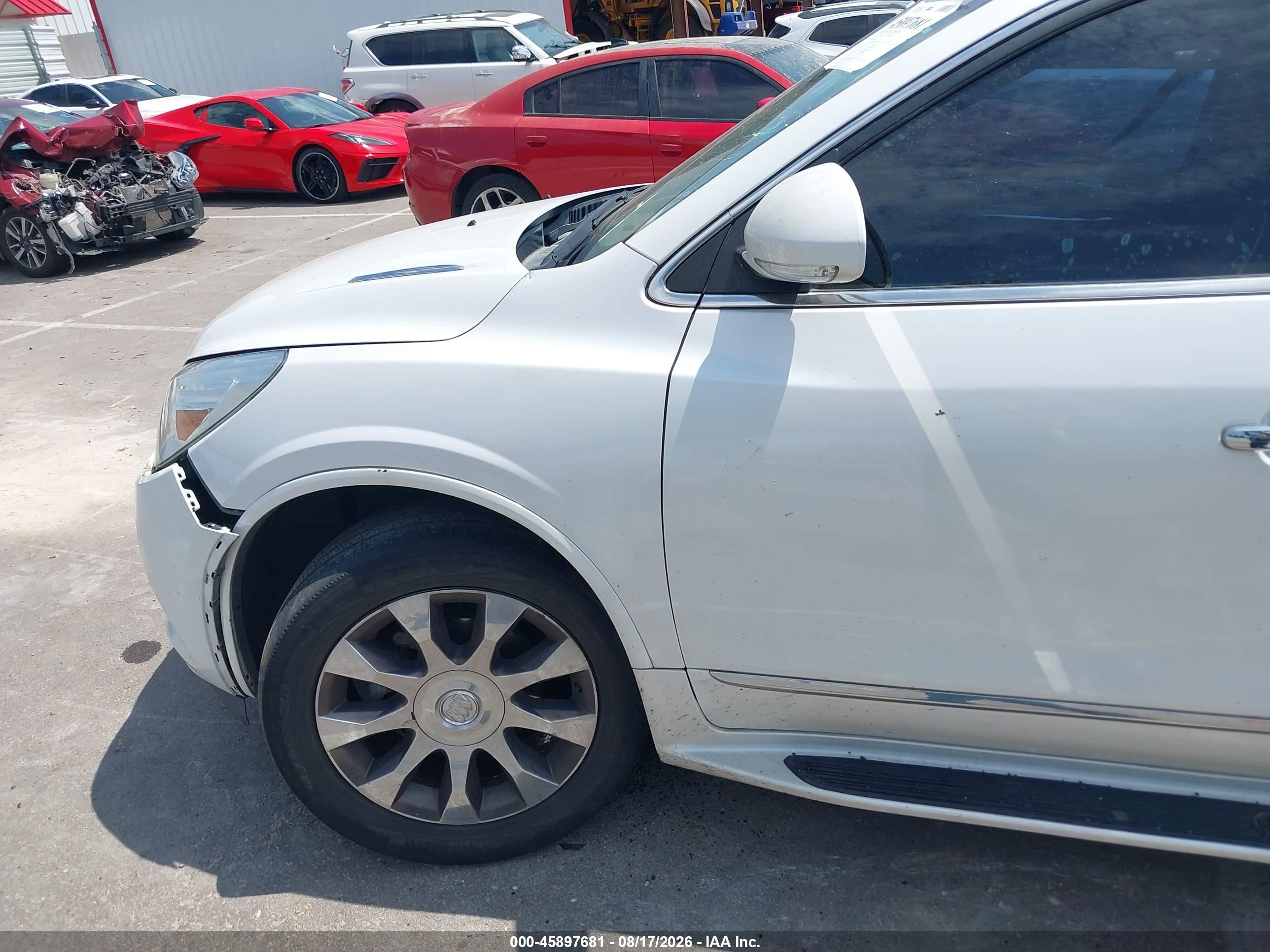 2017 Buick Enclave Premium White vin: 5GAKRCKD4HJ195494