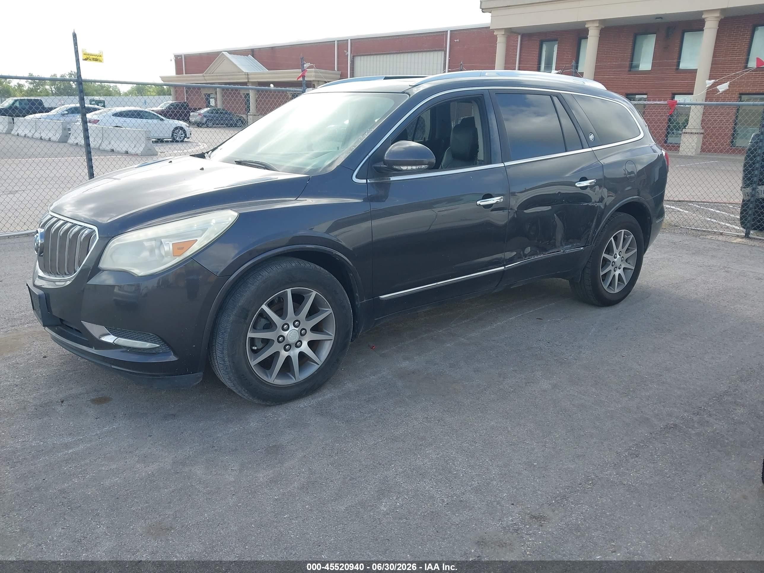 2013 Buick Enclave Leather Black vin: 5GAKRCKD5DJ184983