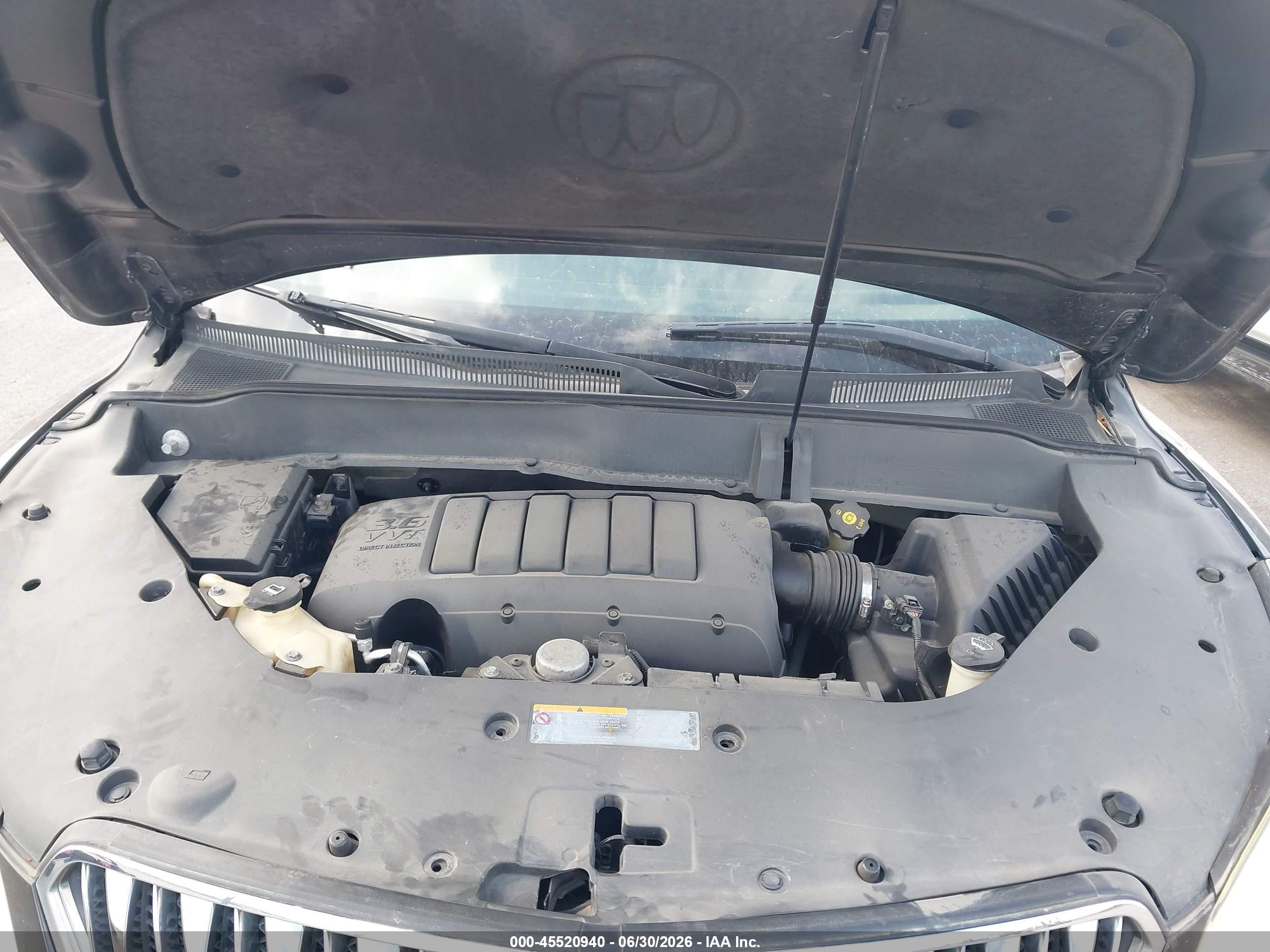 2013 Buick Enclave Leather Black vin: 5GAKRCKD5DJ184983