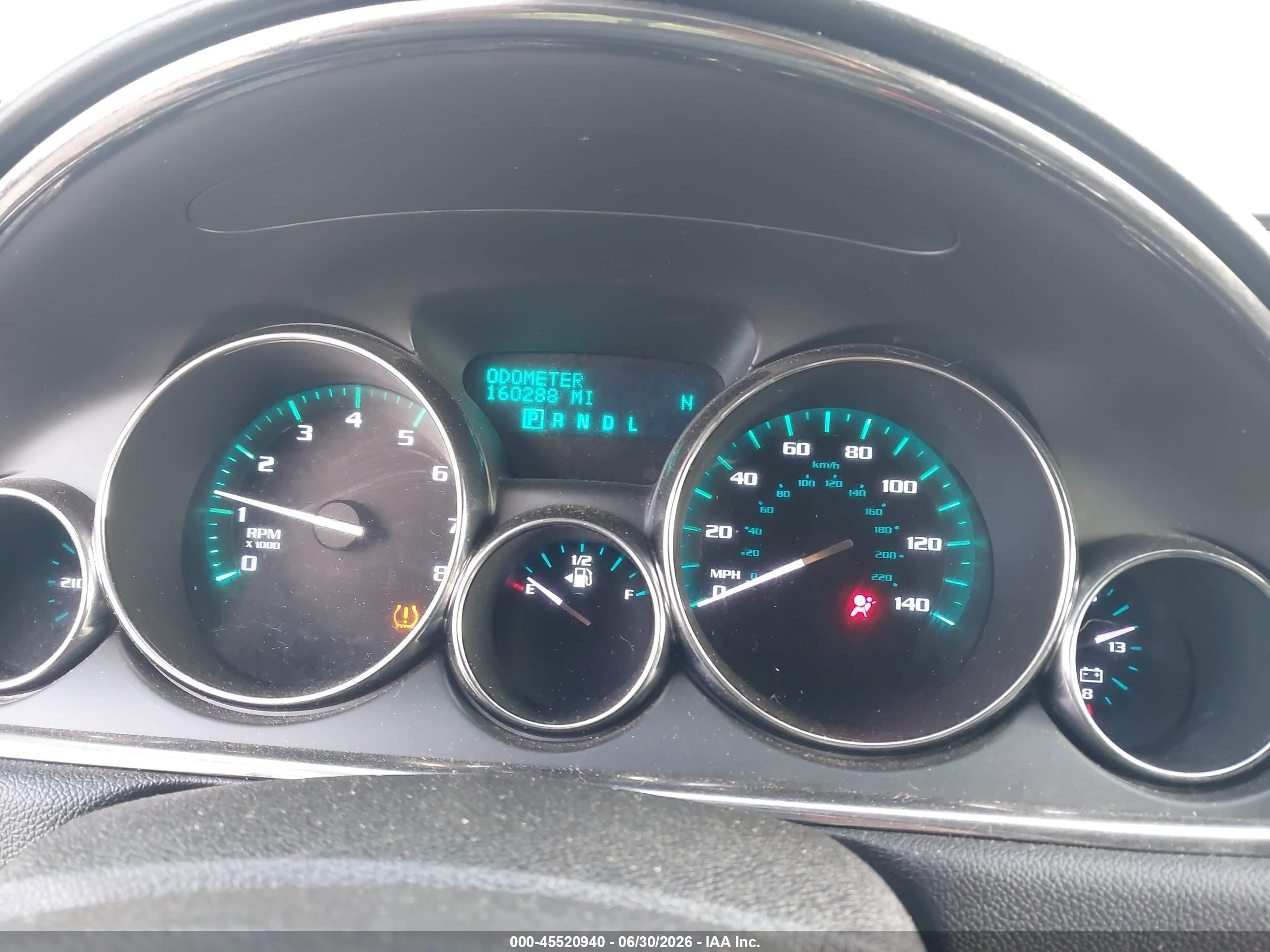 2013 Buick Enclave Leather Black vin: 5GAKRCKD5DJ184983
