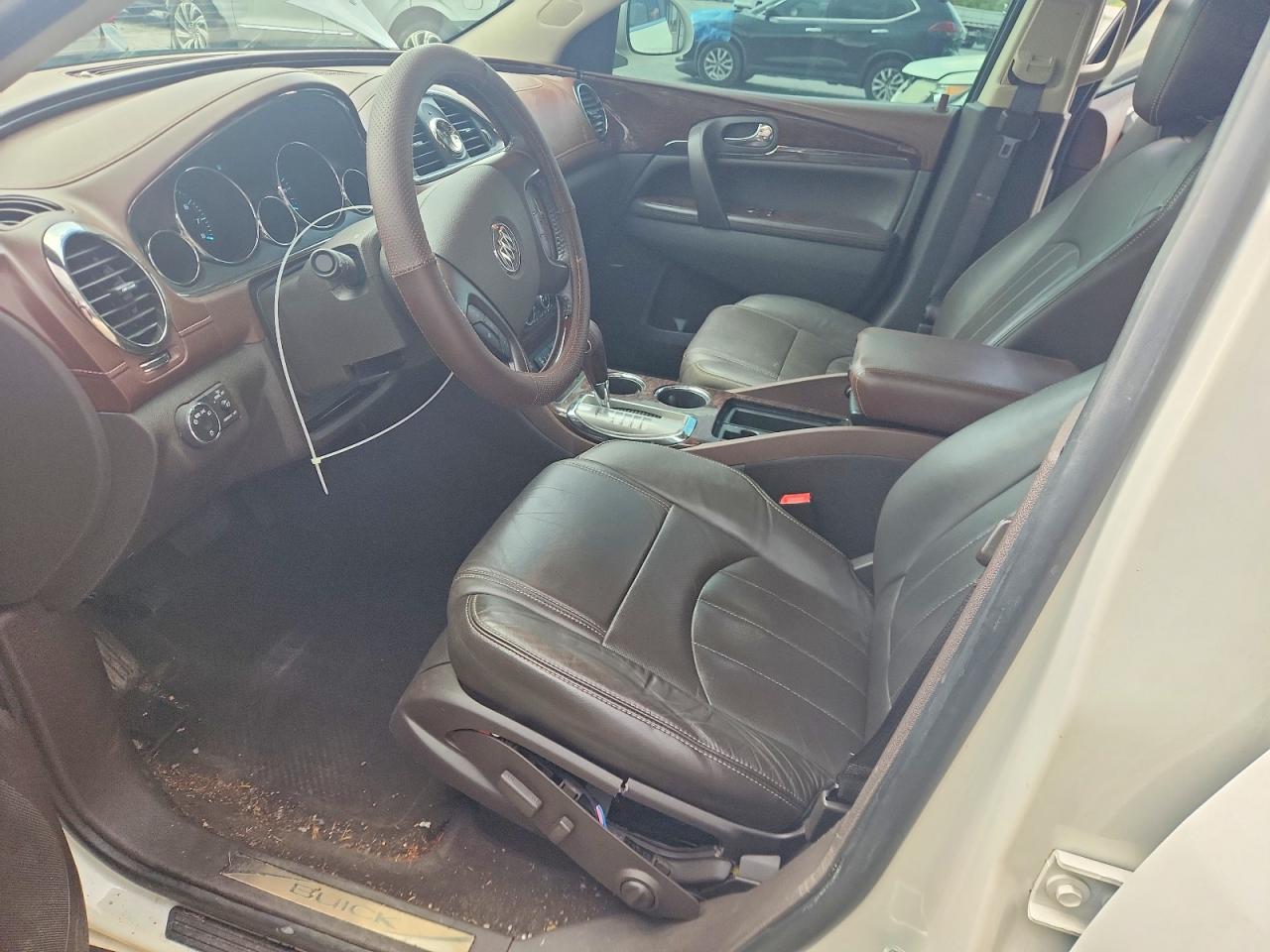 2013 Buick Enclave White vin: 5GAKRCKD5DJ230599