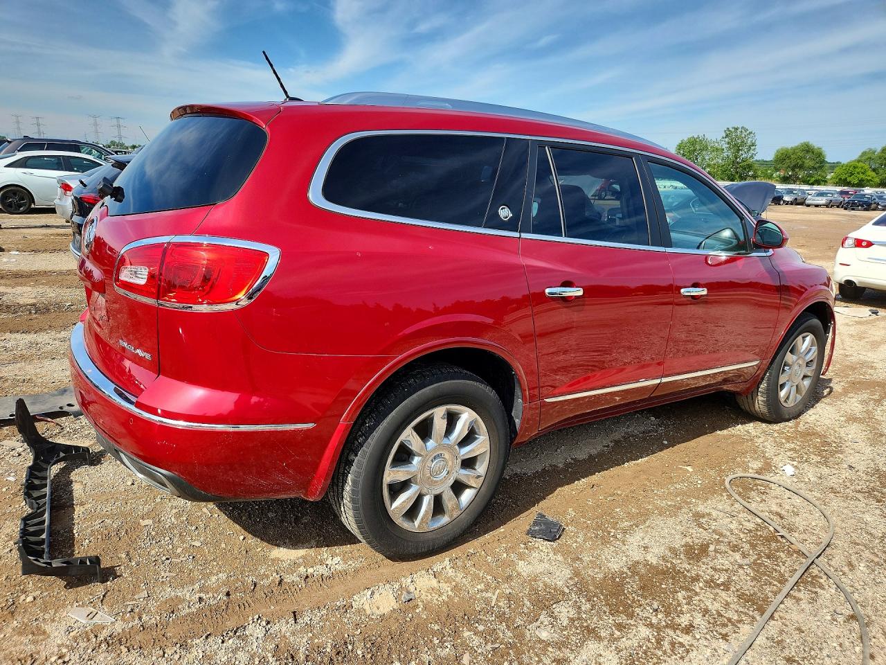 2013 Buick Enclave Красный vin: 5GAKRCKD5DJ236757