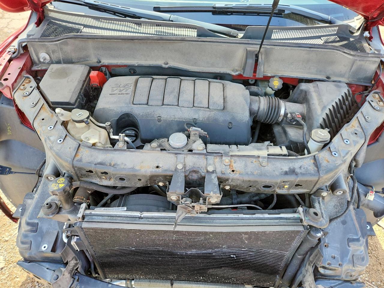 2013 Buick Enclave Красный vin: 5GAKRCKD5DJ236757