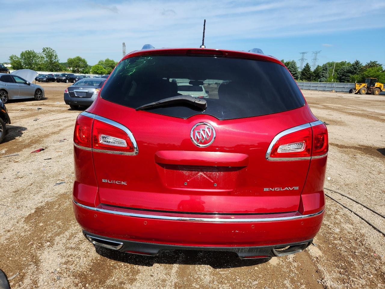 2013 Buick Enclave Красный vin: 5GAKRCKD5DJ236757