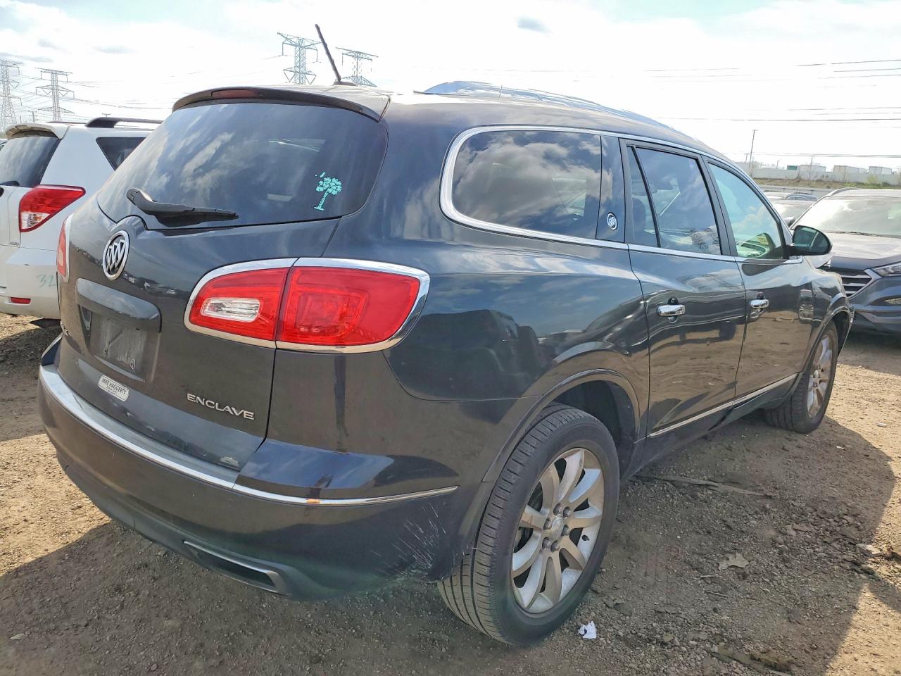 2015 Buick Enclave Черный vin: 5GAKRCKD5FJ122793