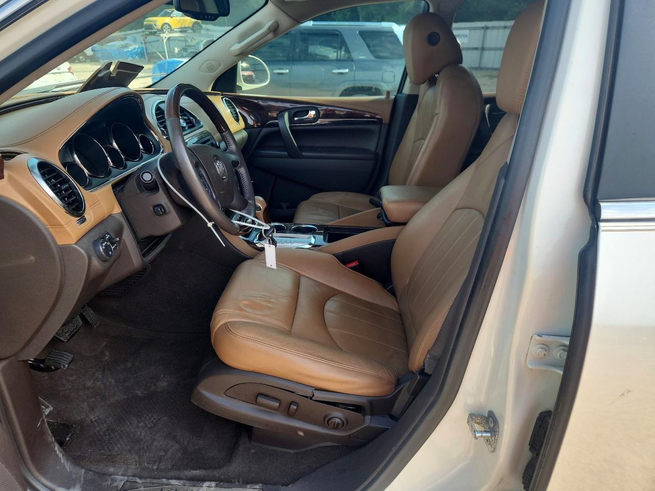 2015 Buick Enclave White vin: 5GAKRCKD5FJ332102