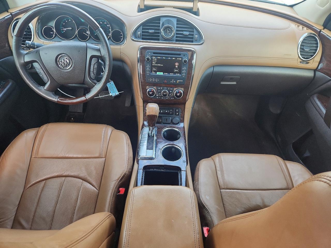 2015 Buick Enclave White vin: 5GAKRCKD5FJ332102