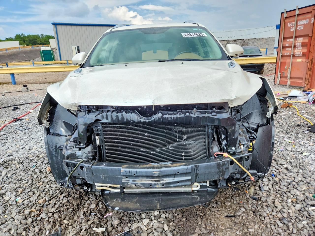 2013 Buick Enclave White vin: 5GAKRCKD6DJ114229