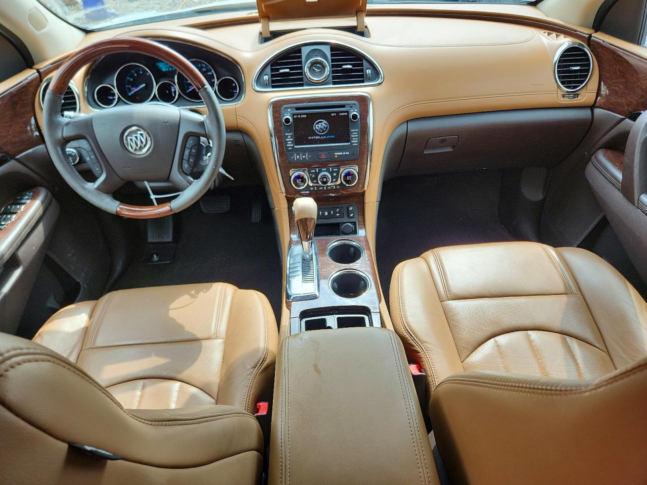 2013 Buick Enclave White vin: 5GAKRCKD6DJ114229