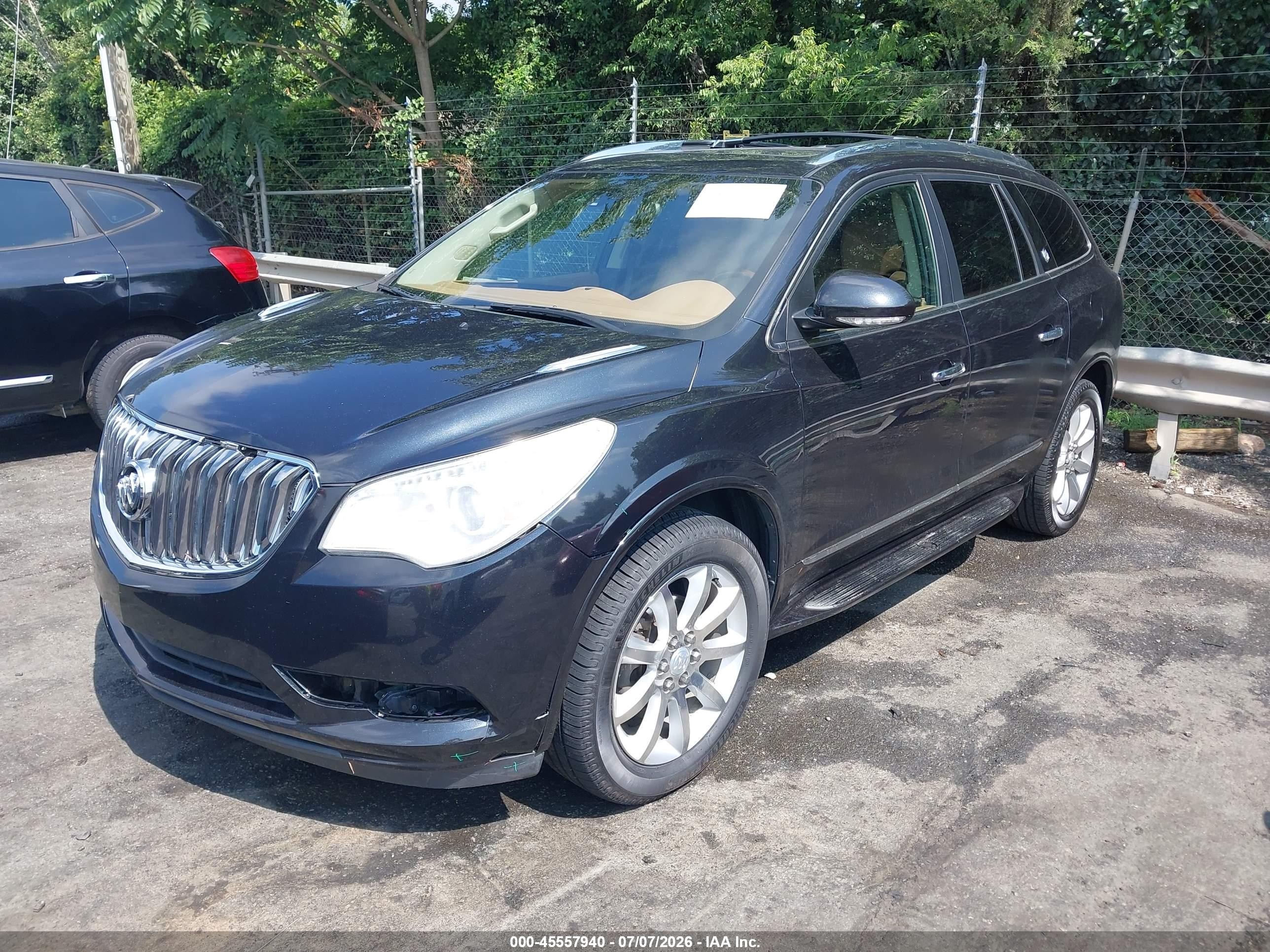 2014 Buick Enclave Premium Black vin: 5GAKRCKD6EJ192060