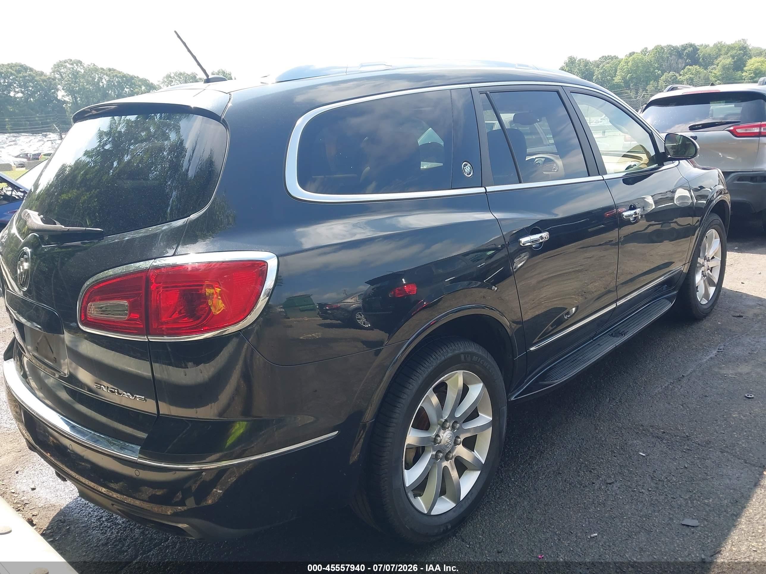 2014 Buick Enclave Premium Black vin: 5GAKRCKD6EJ192060