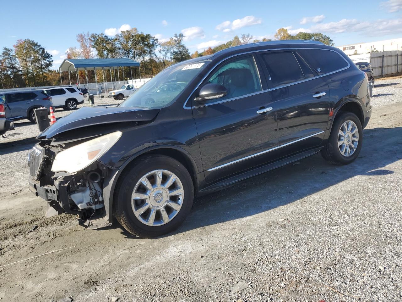 2014 Buick Enclave Black vin: 5GAKRCKD6EJ256940