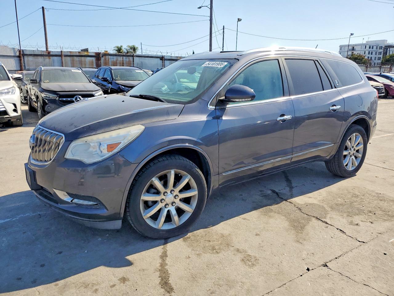 2014 Buick Enclave Gray vin: 5GAKRCKD6EJ264472